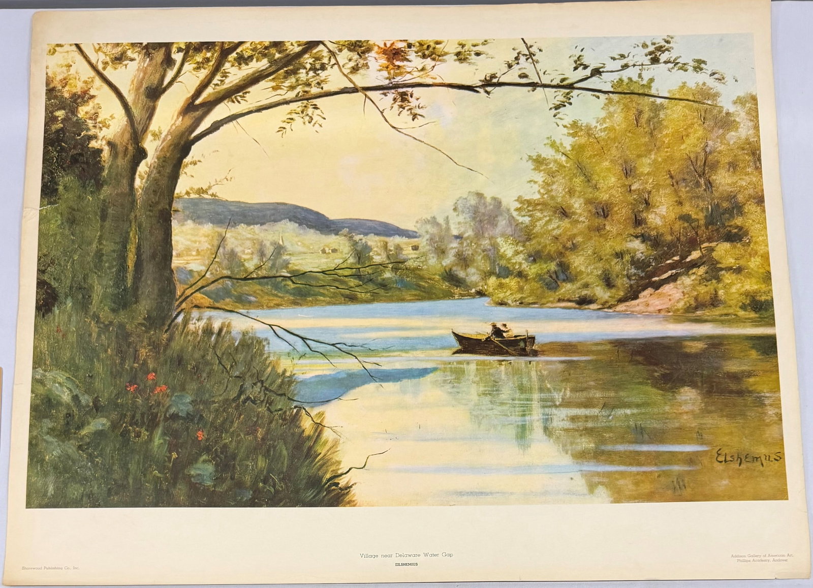 Landscape with River and Figure, George Elmer Browne (1871-1946) - 2