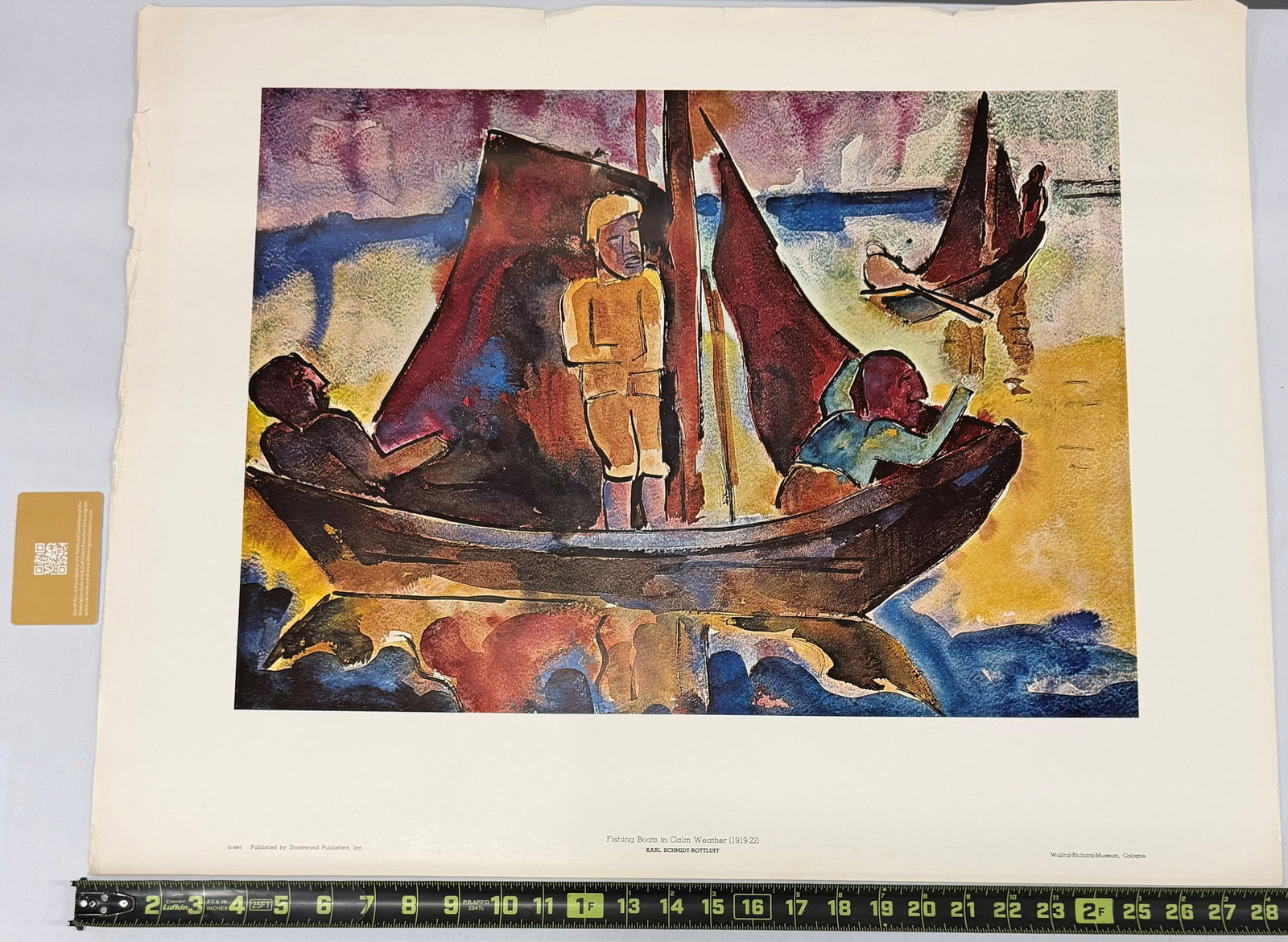 Karl Schmidt-Rottluff "Fishing Boats in Calm Weather" Print - 3