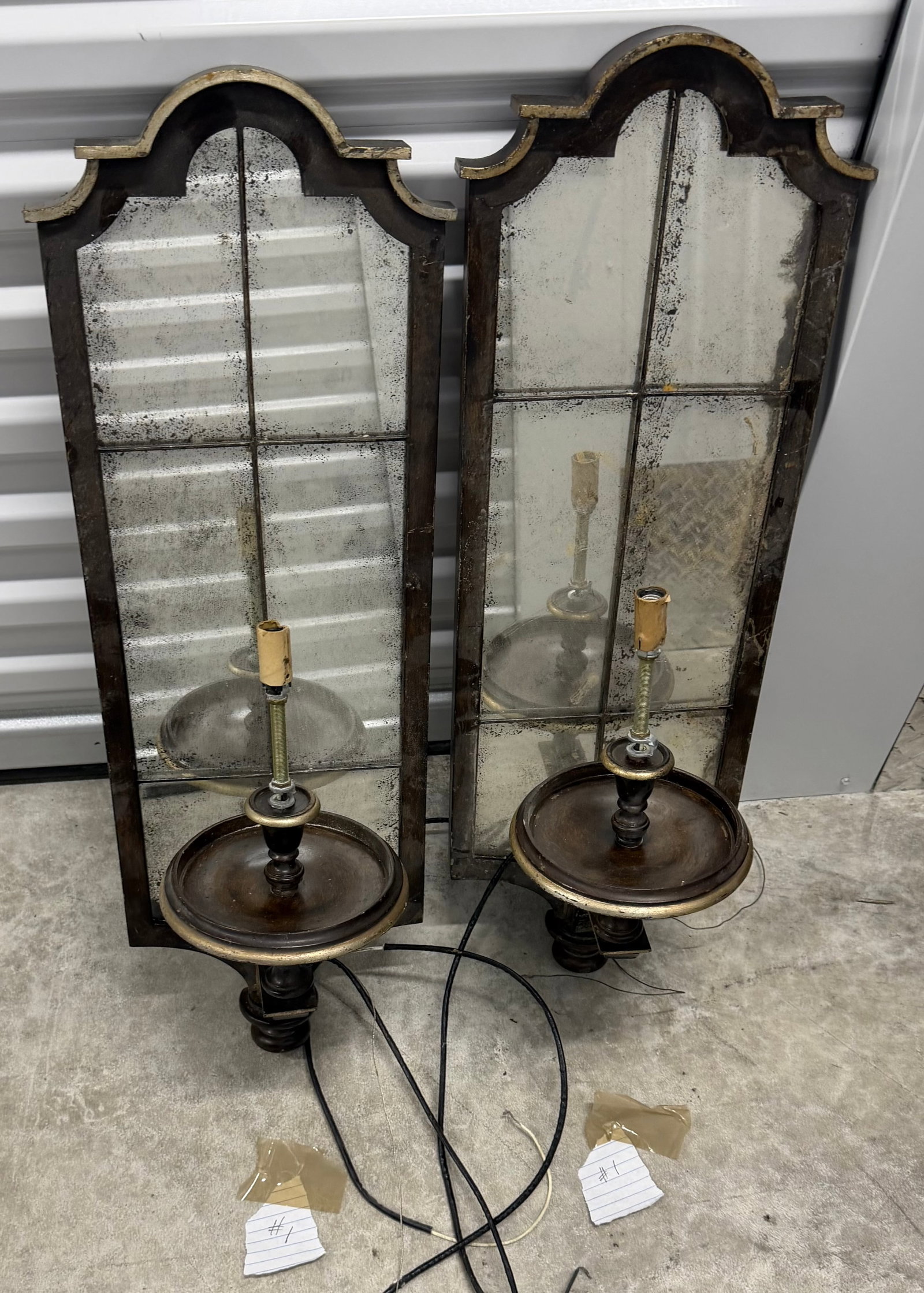 Pair of Mirrored Sconces in the Venetian Taste #1 - 3