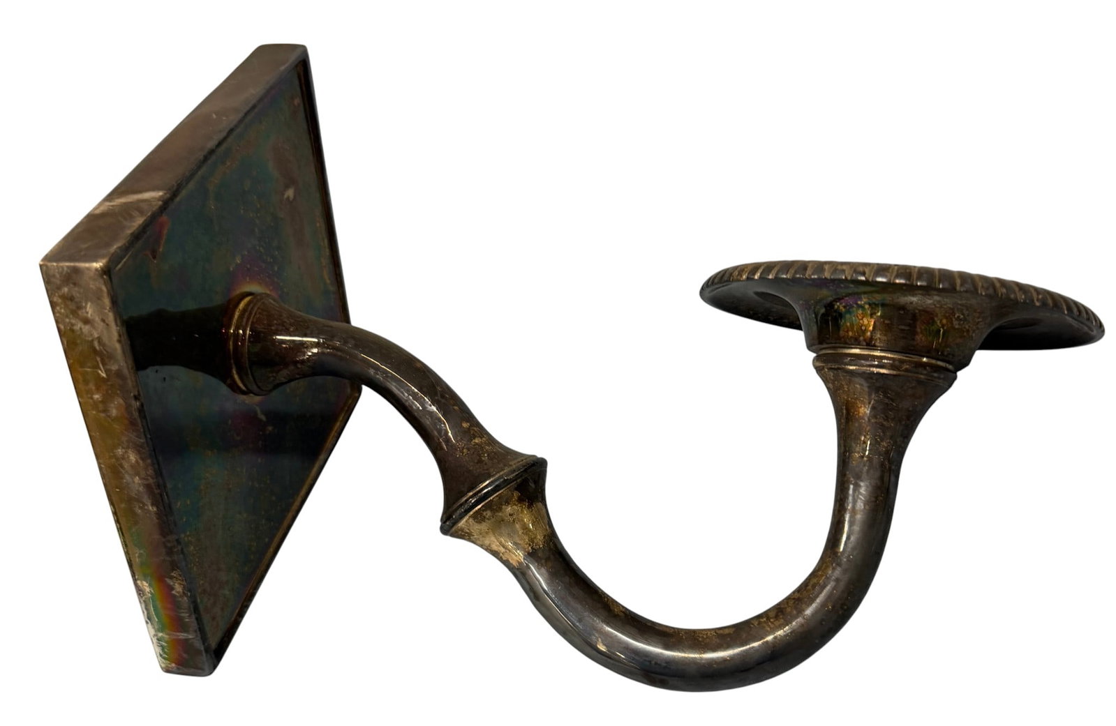 Silver Plate Wall Sconce Candle Holder (1 of 5)