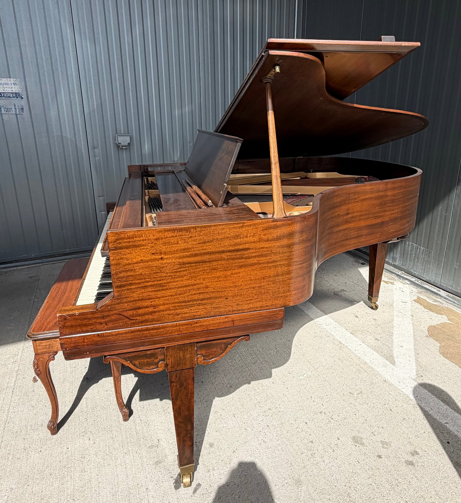 Hardman, Peck & Co. Grand Piano with Matching Bench - 5