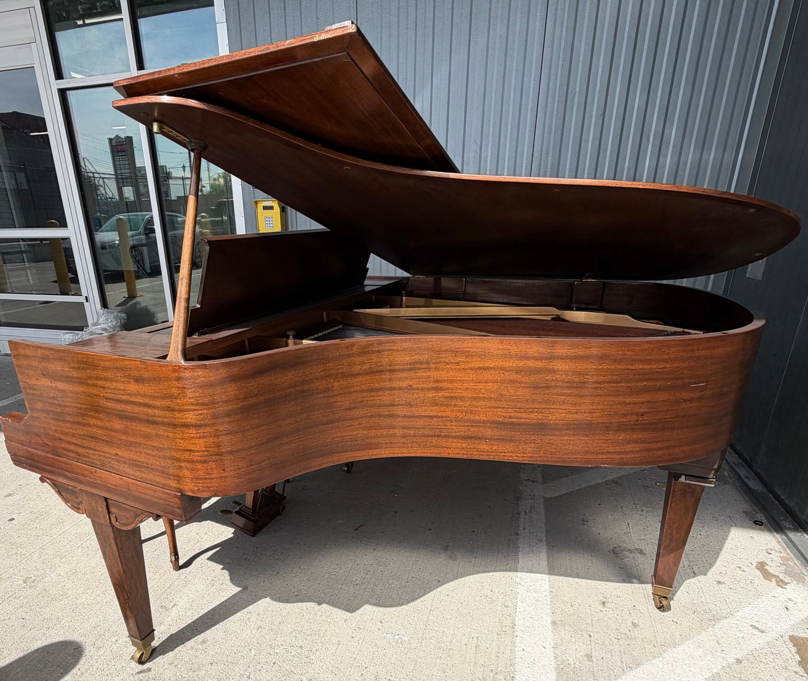 Hardman, Peck & Co. Grand Piano with Matching Bench - 8