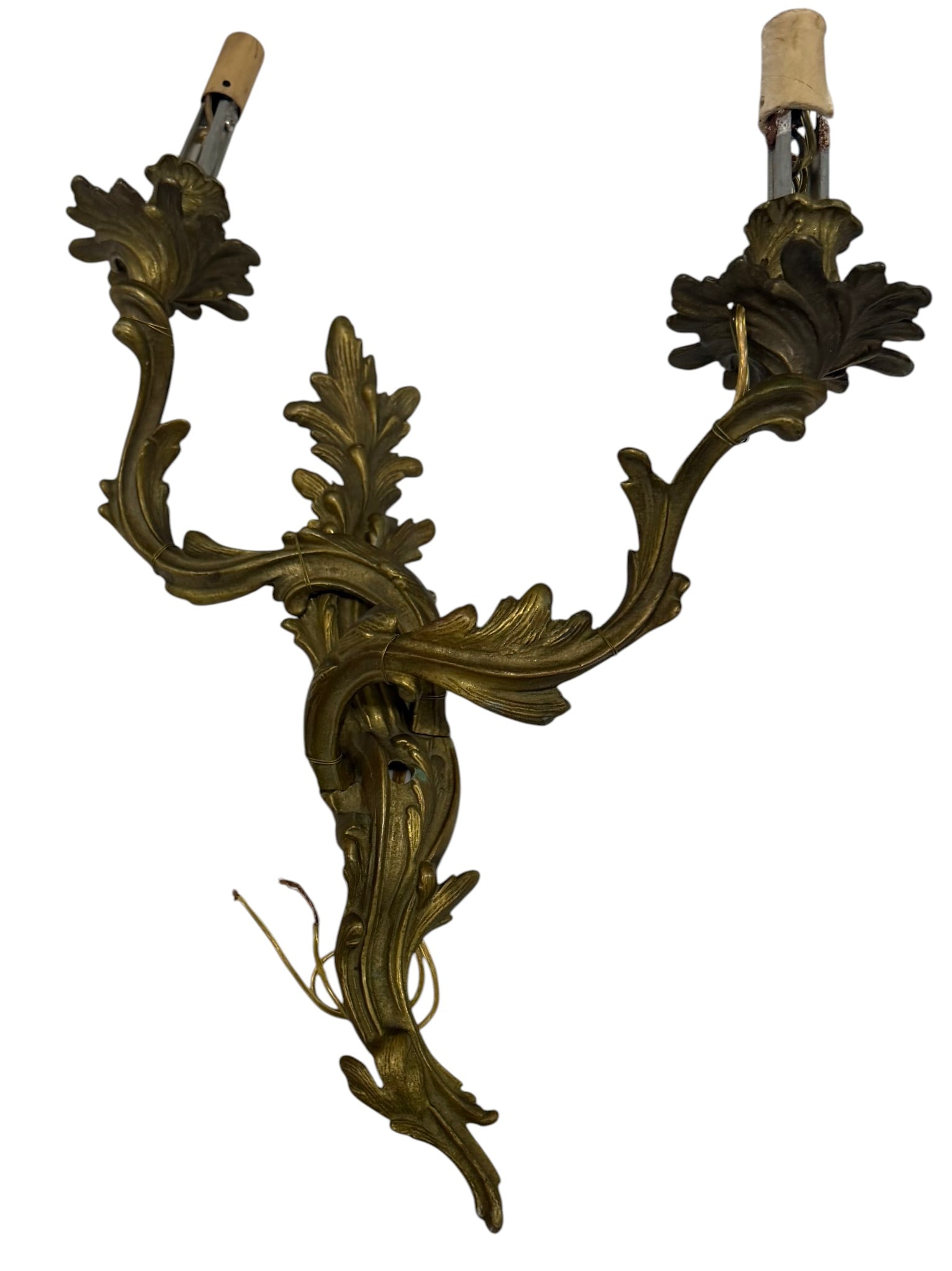 Pair of Rococo Revival Gilt Bronze Two-Arm Sconces (1 of 6)