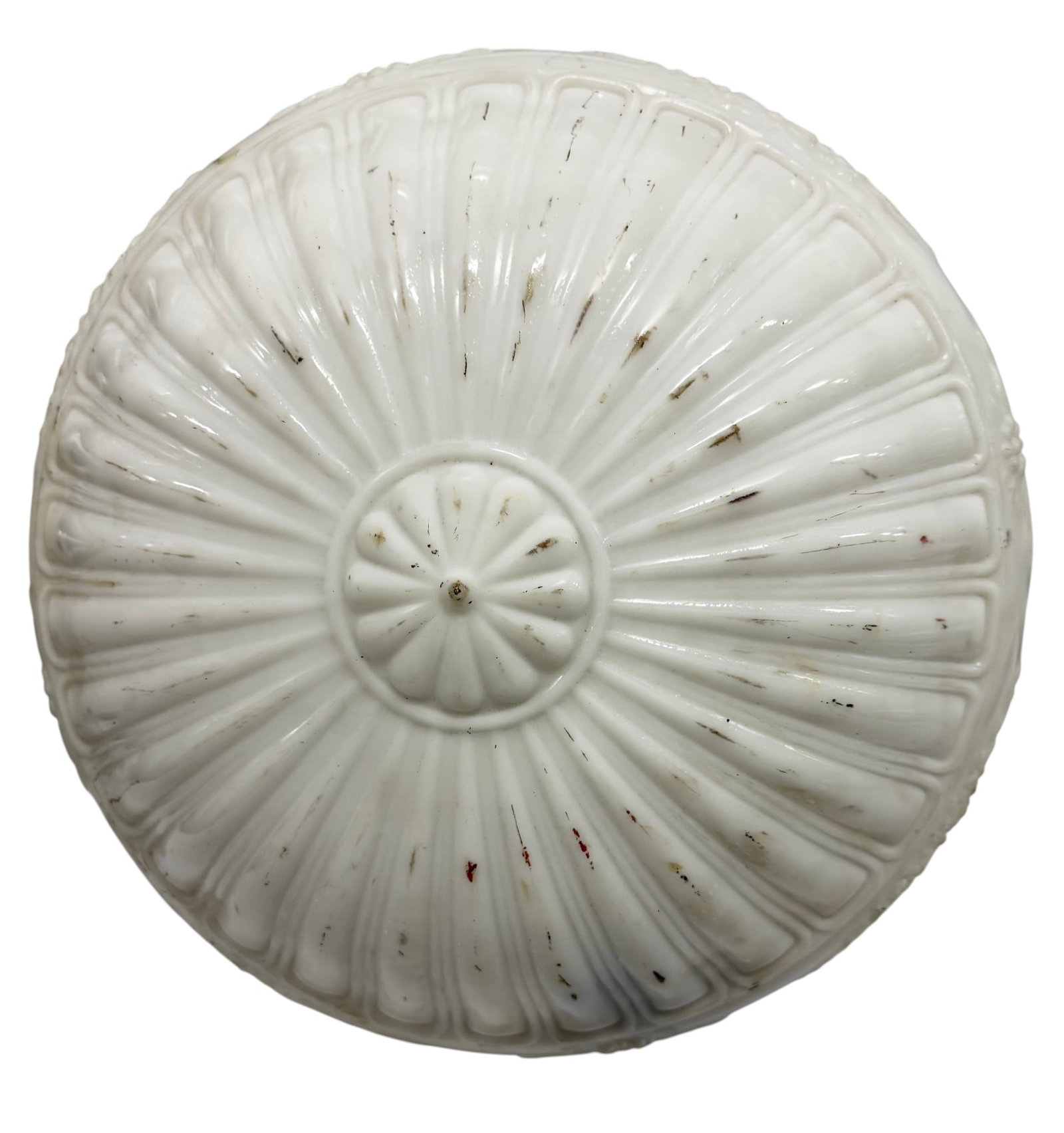 Vintage Milk Glass Bowl Chandelier/Ceiling Fixture (1 of 5)