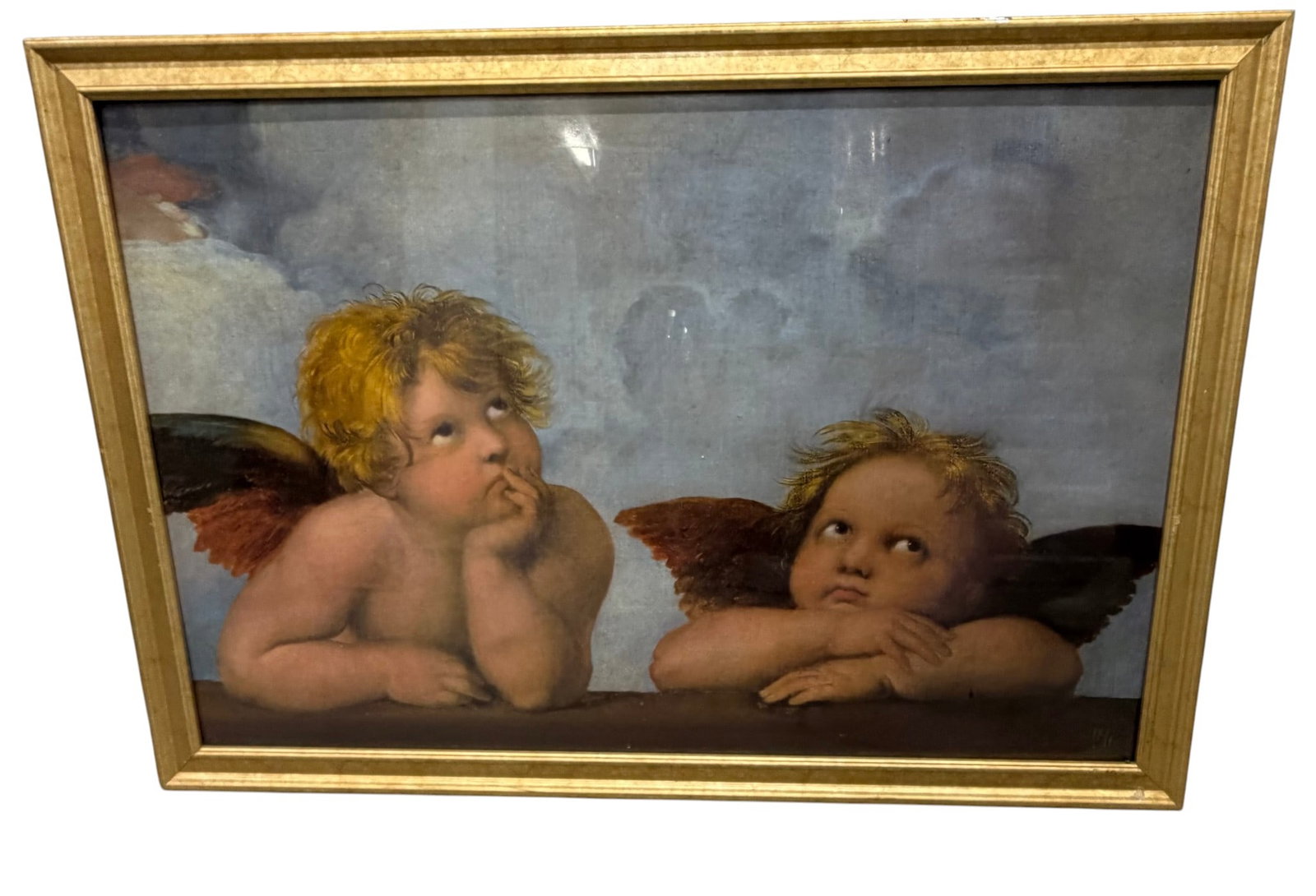 After Raphael: "Sistine Madonna, Putti" (1 of 6)