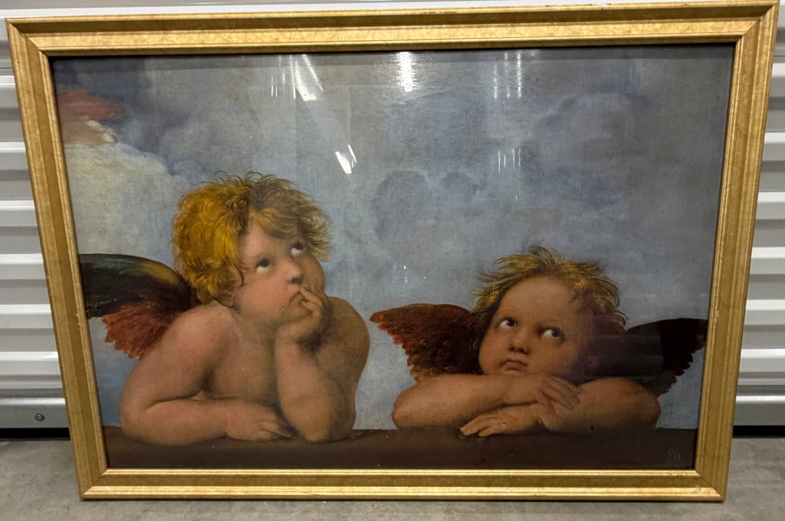 After Raphael: "Sistine Madonna, Putti" - 2
