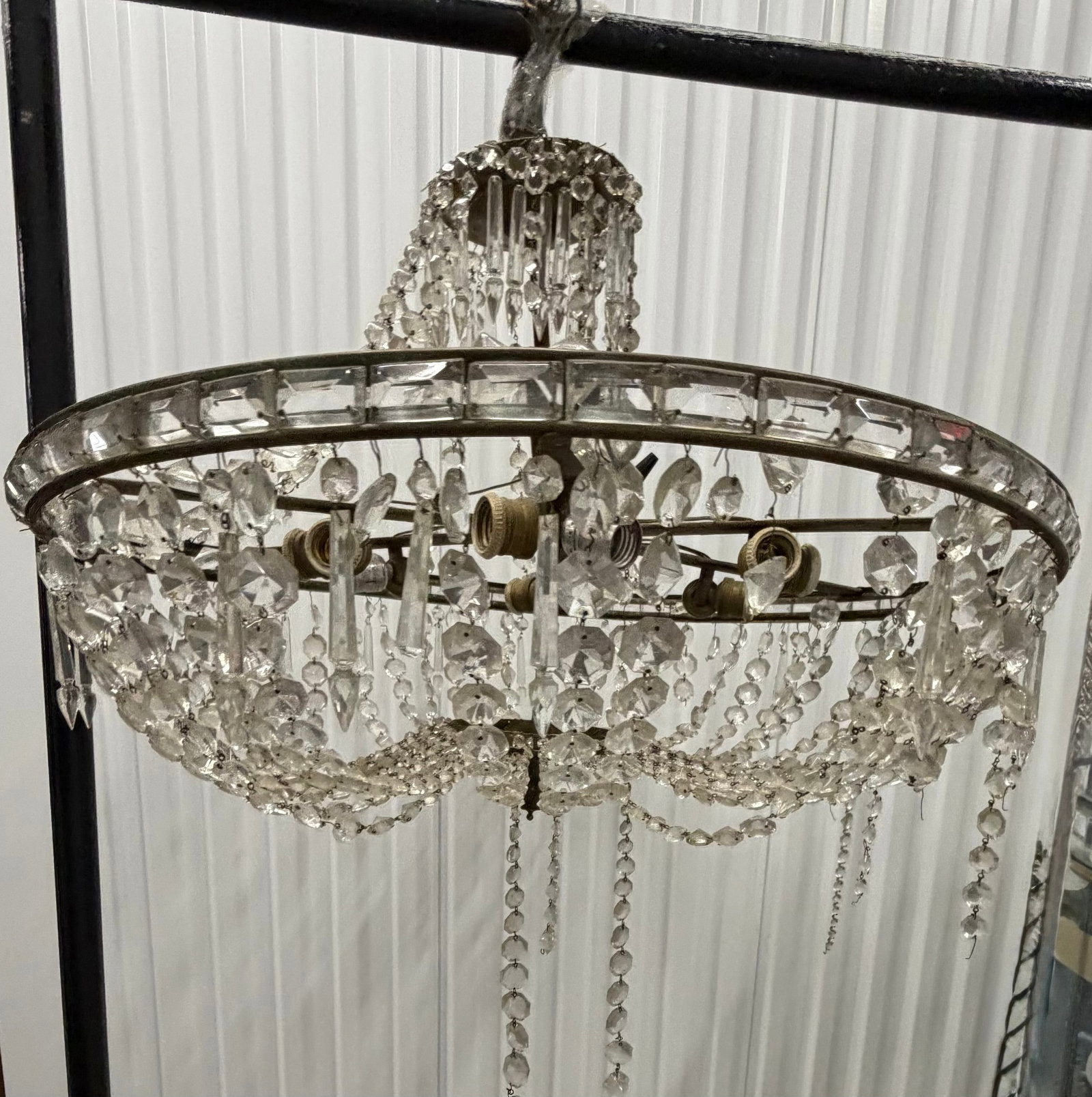 Vintage Crystal Chandelier - 5