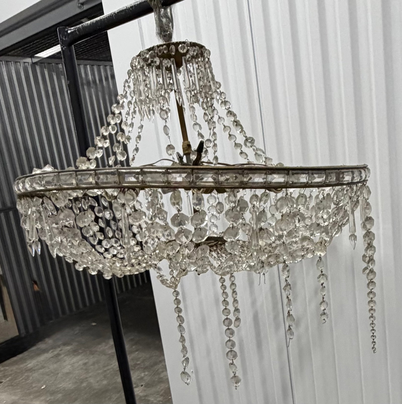 Vintage Crystal Chandelier - 8