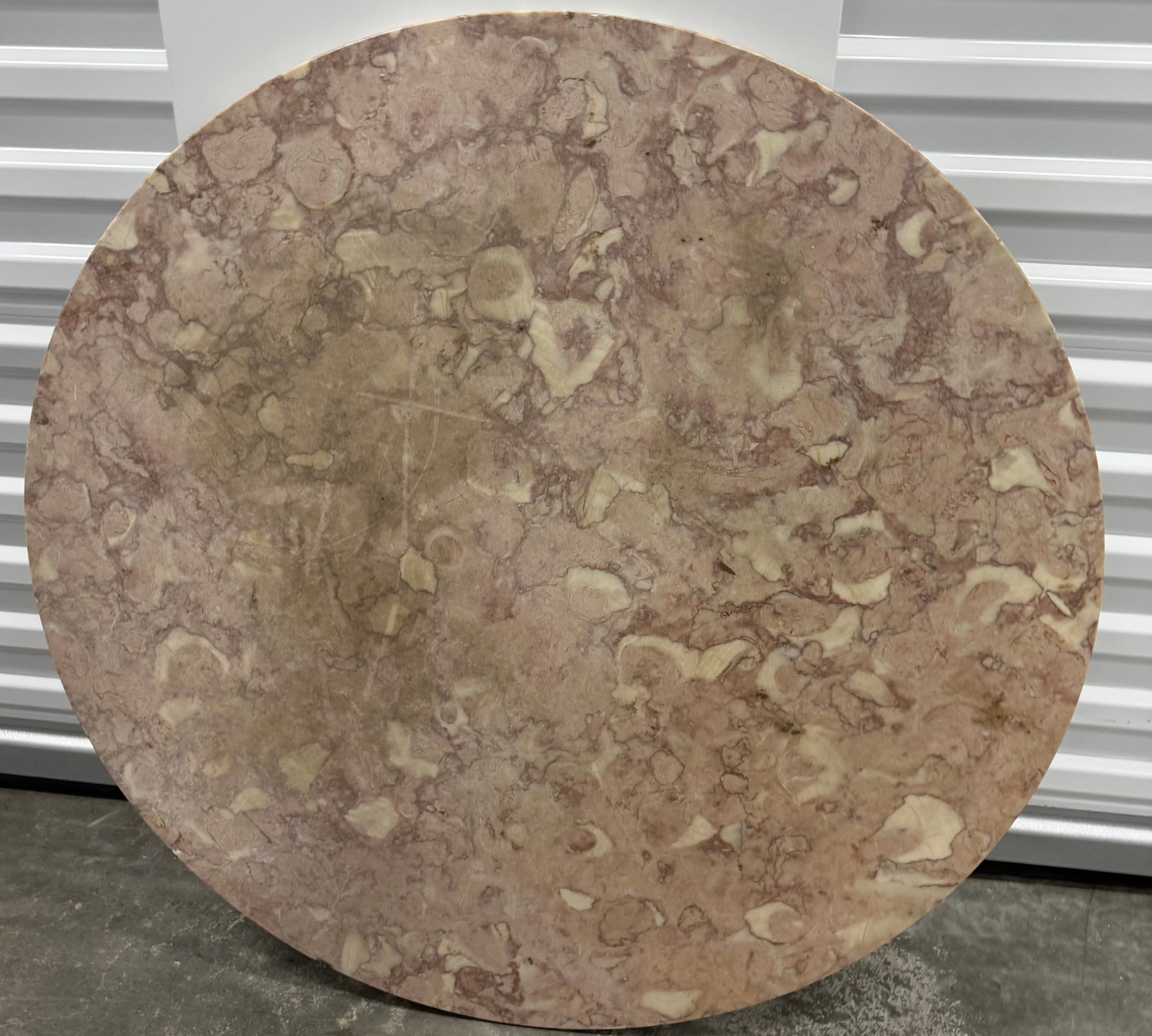 Round Rosso Levanto Marble Tabletop - 3