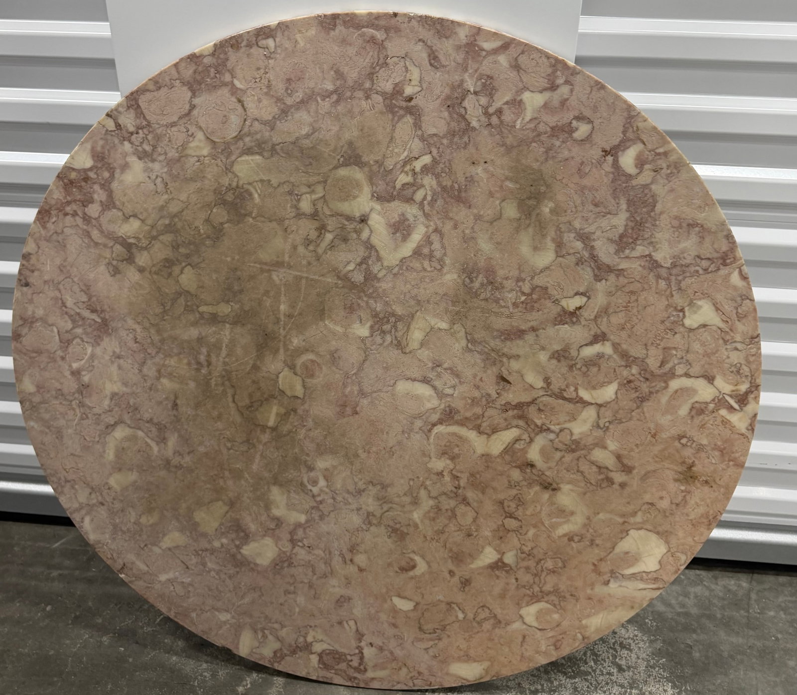 Round Rosso Levanto Marble Tabletop - 6