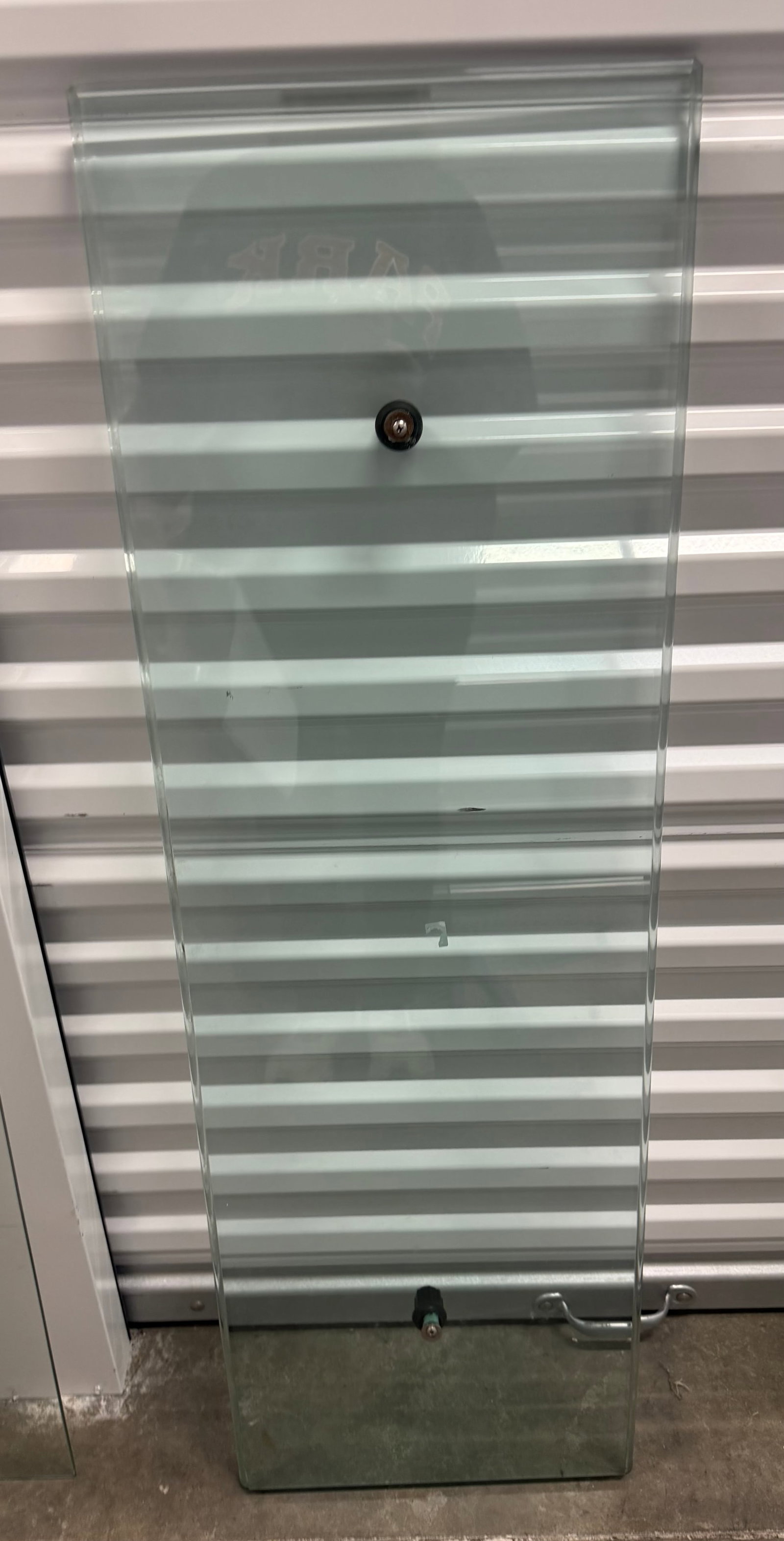 Clear Glass Panel with Hardware - 2