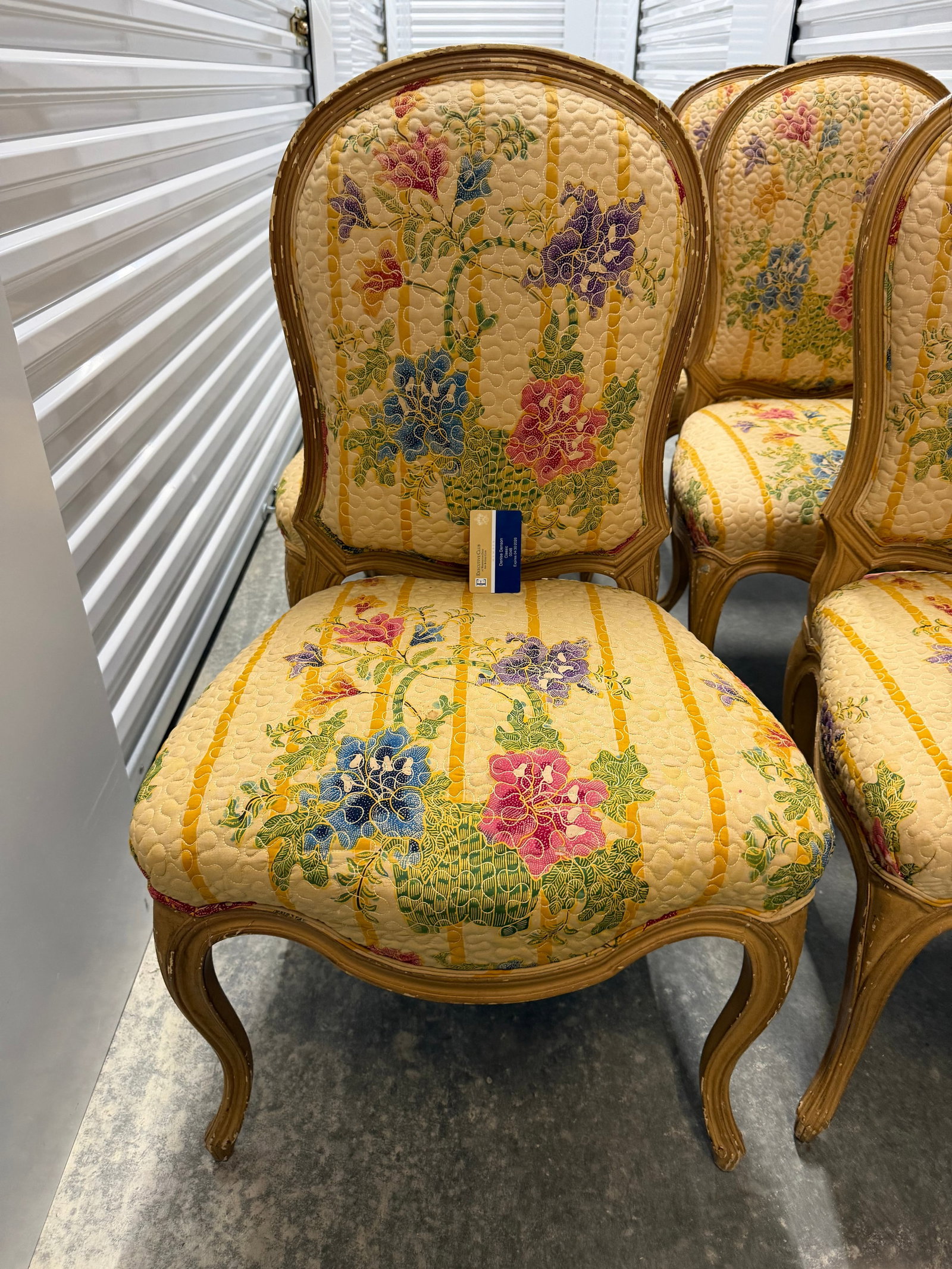 Set of Eight French Provincial Style Dining Chairs - 6