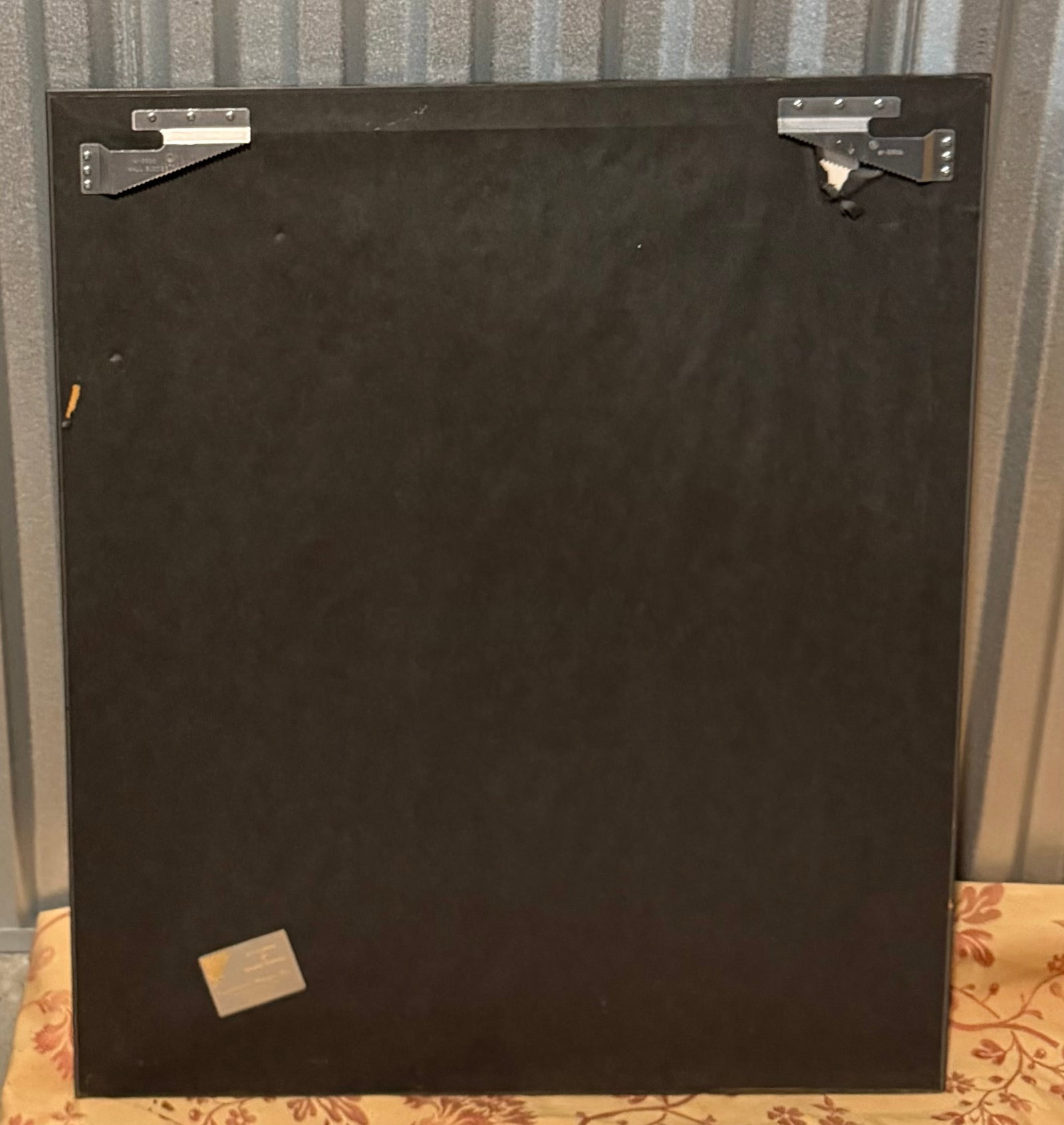 Contemporary Black and Gilt Framed Mirror - 4