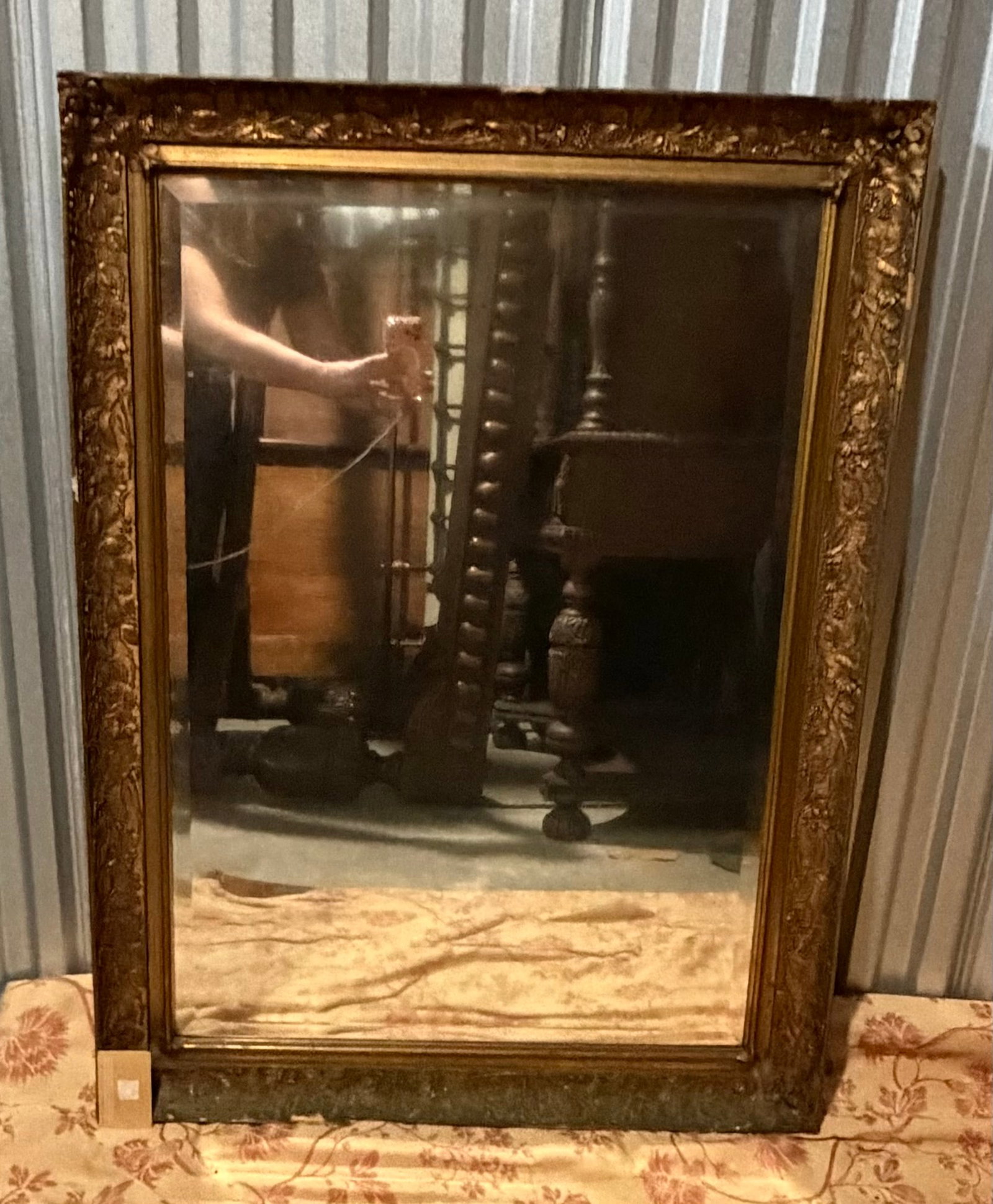 Giltwood Framed Wall Mirror, Early 20th Century - 3