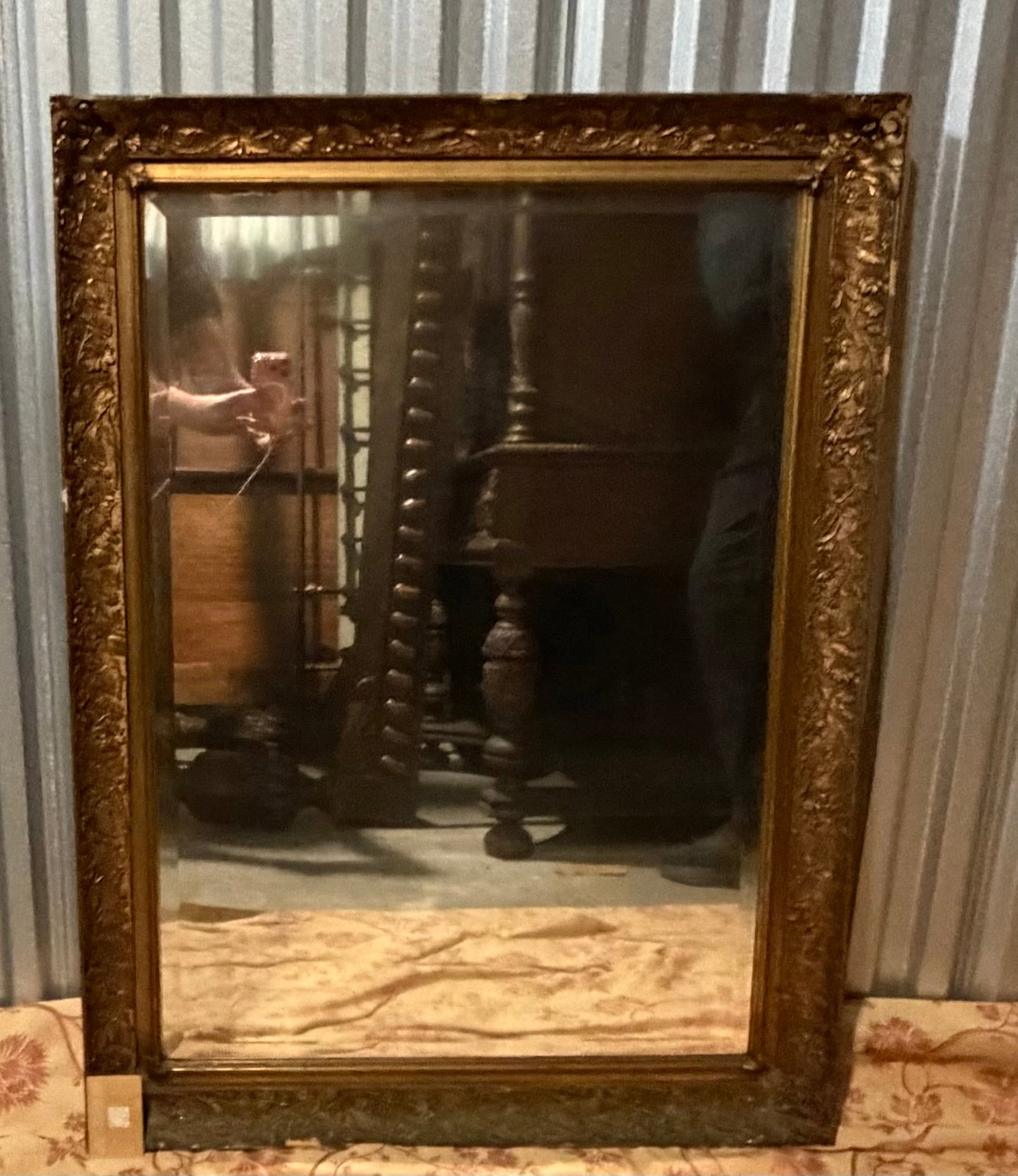 Giltwood Framed Wall Mirror, Early 20th Century - 5