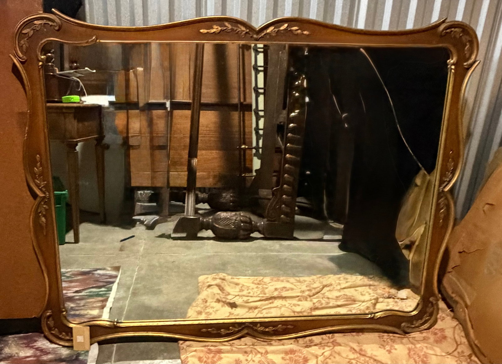 Giltwood Rococo Style Wall Mirror - 2