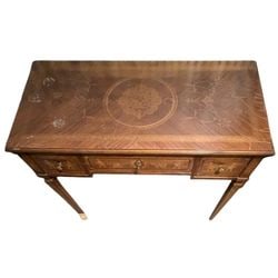 Inlaid Neoclassical Style Writing Desk (1 of 8)