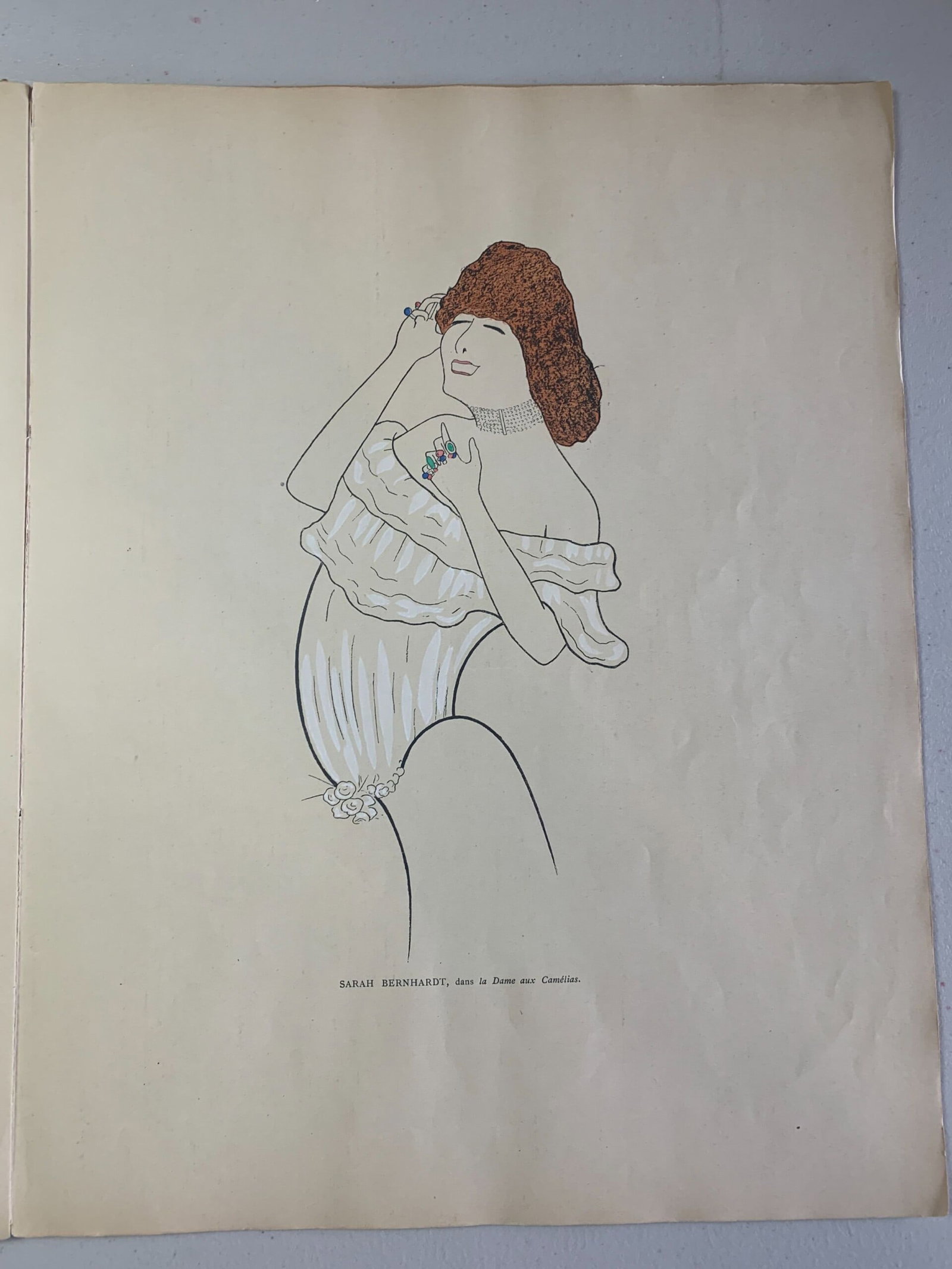 Nos Actrices Pas Cappiello (1899) 18x14 French Hardcover. First Edition. - 10