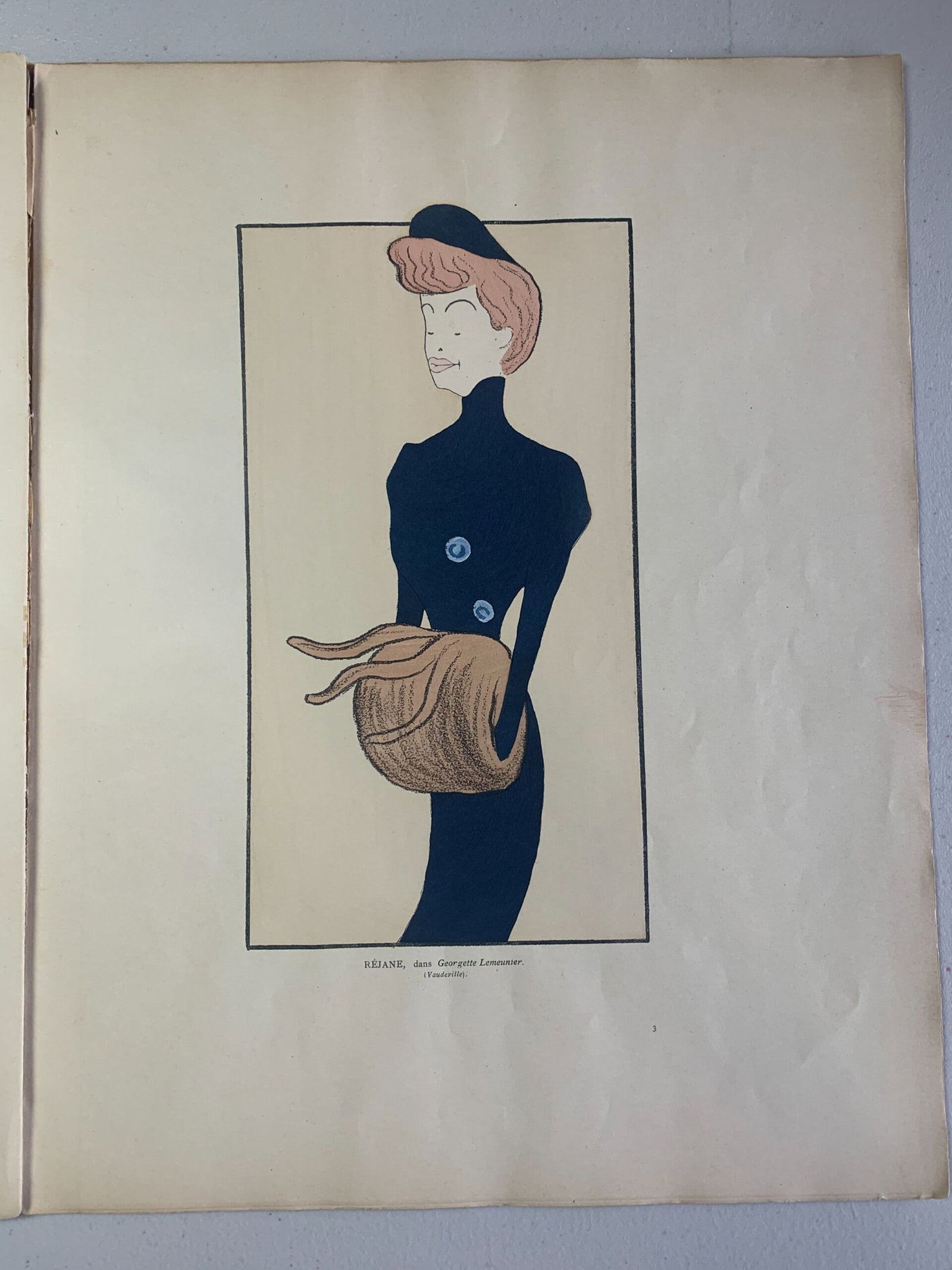 Nos Actrices Pas Cappiello (1899) 18x14 French Hardcover. First Edition. - 11