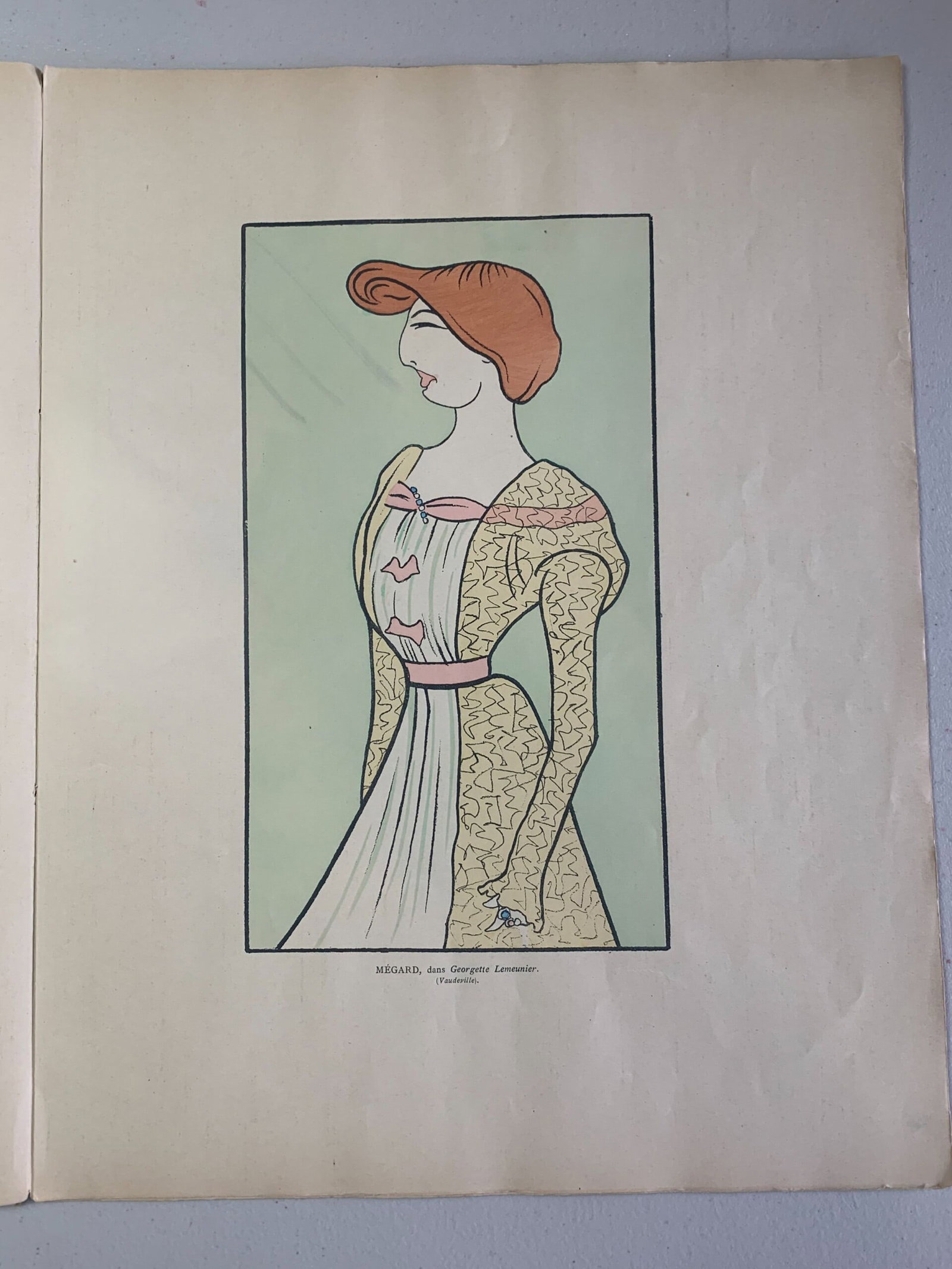 Nos Actrices Pas Cappiello (1899) 18x14 French Hardcover. First Edition. - 12