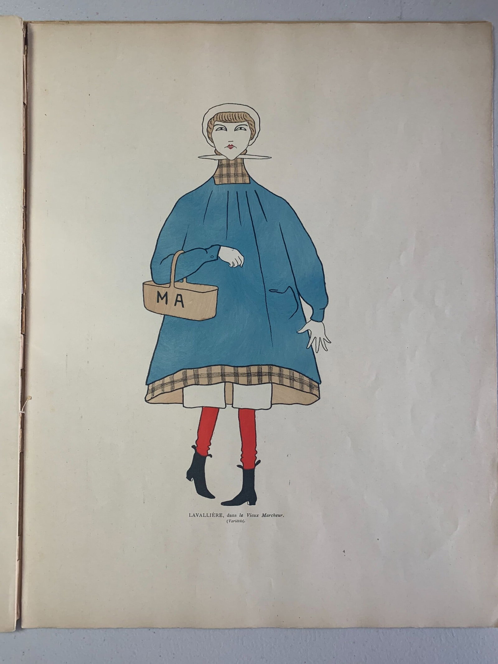 Nos Actrices Pas Cappiello (1899) 18x14 French Hardcover. First Edition. - 15