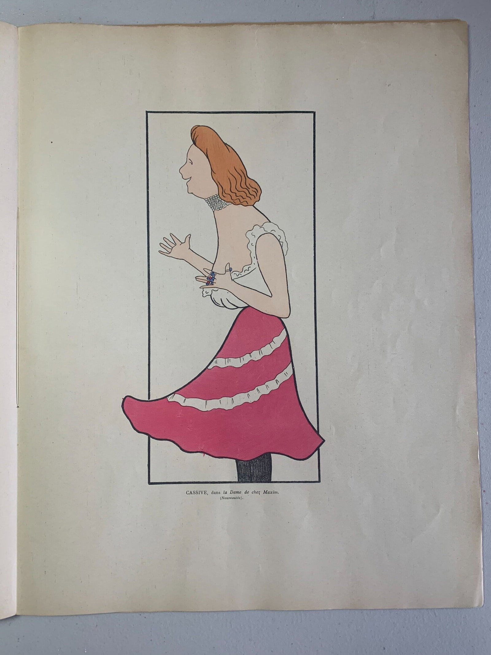 Nos Actrices Pas Cappiello (1899) 18x14 French Hardcover. First Edition. - 17