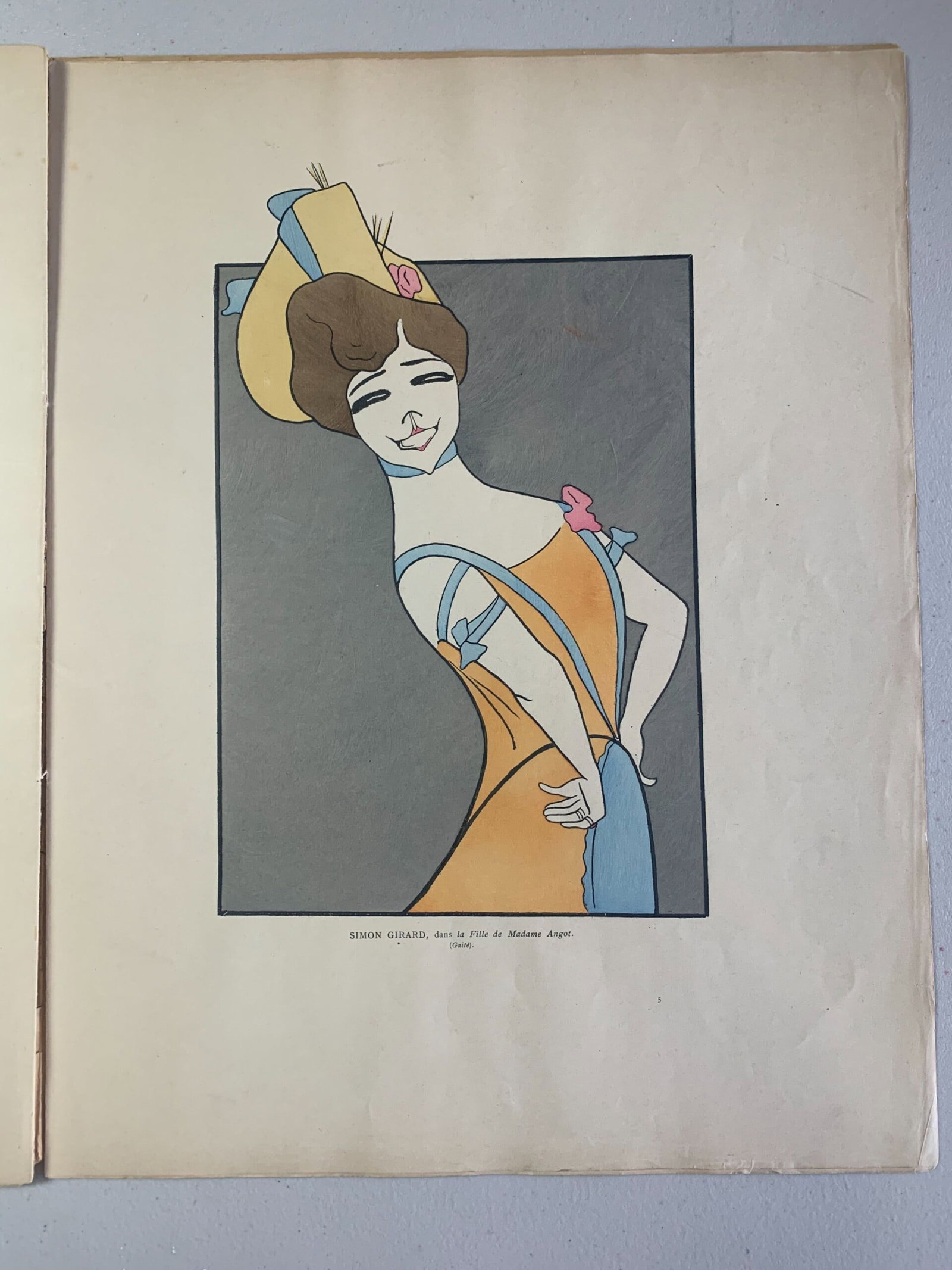 Nos Actrices Pas Cappiello (1899) 18x14 French Hardcover. First Edition. - 19