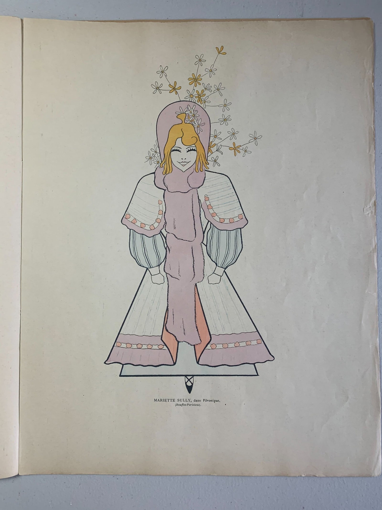 Nos Actrices Pas Cappiello (1899) 18x14 French Hardcover. First Edition. - 20