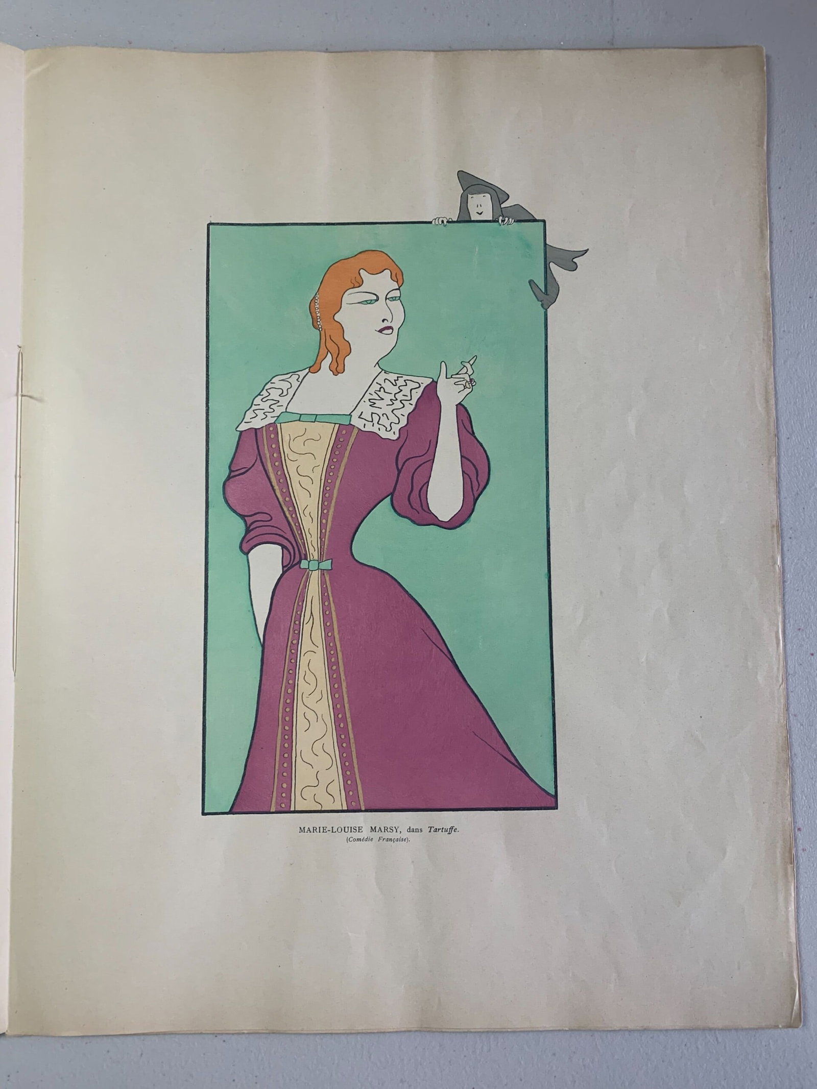 Nos Actrices Pas Cappiello (1899) 18x14 French Hardcover. First Edition. - 5
