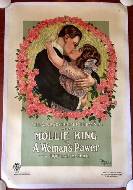 A Woman's Power (1916) US One Sheet Movie Poster LB: Title: A Woman's Power (1916) US One Sheet Movie Poster LB Description: A Woman's Power (1916) US One Sheet Movie Poster LB\n\nPlease refer to the attached photos to determine the condition of this or