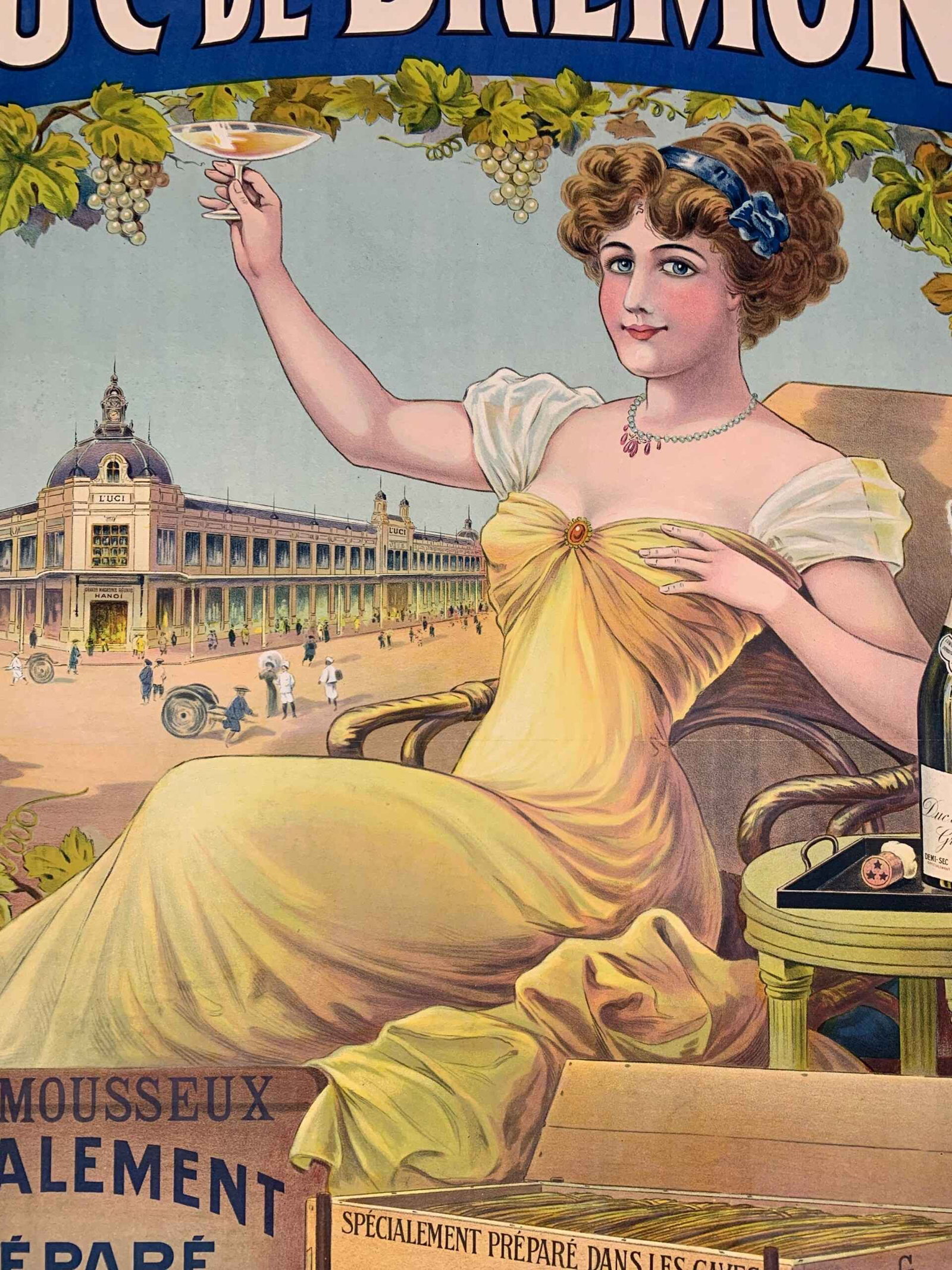 Duc de Bremont - Art PAI (1900) 38x58 French Advertising Poster LB - 6