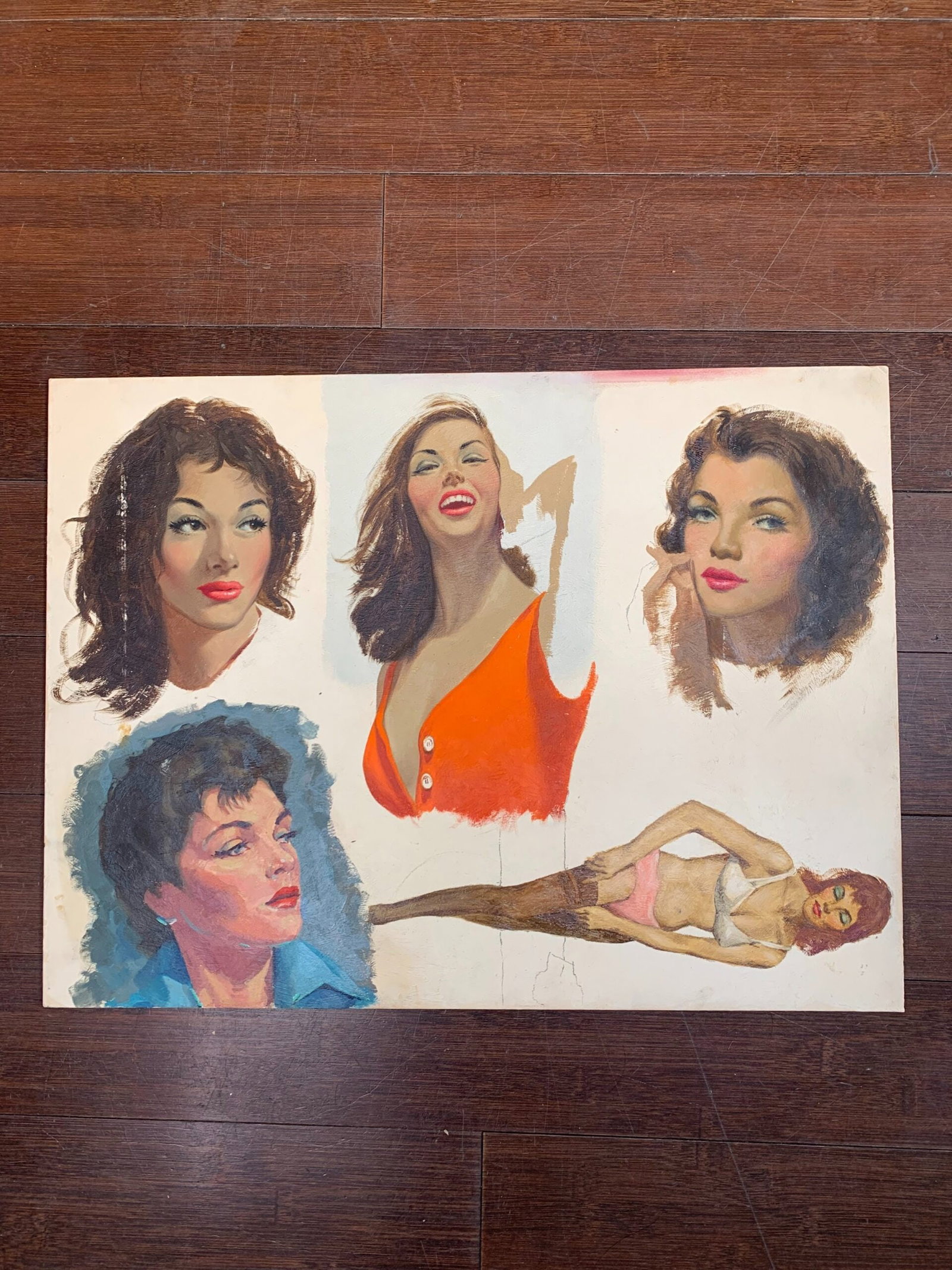 Kenneth S. Davies - Noted Illustration Artist (1950's) 14x20 US Artwork On Illustrator Board (1 of 2)