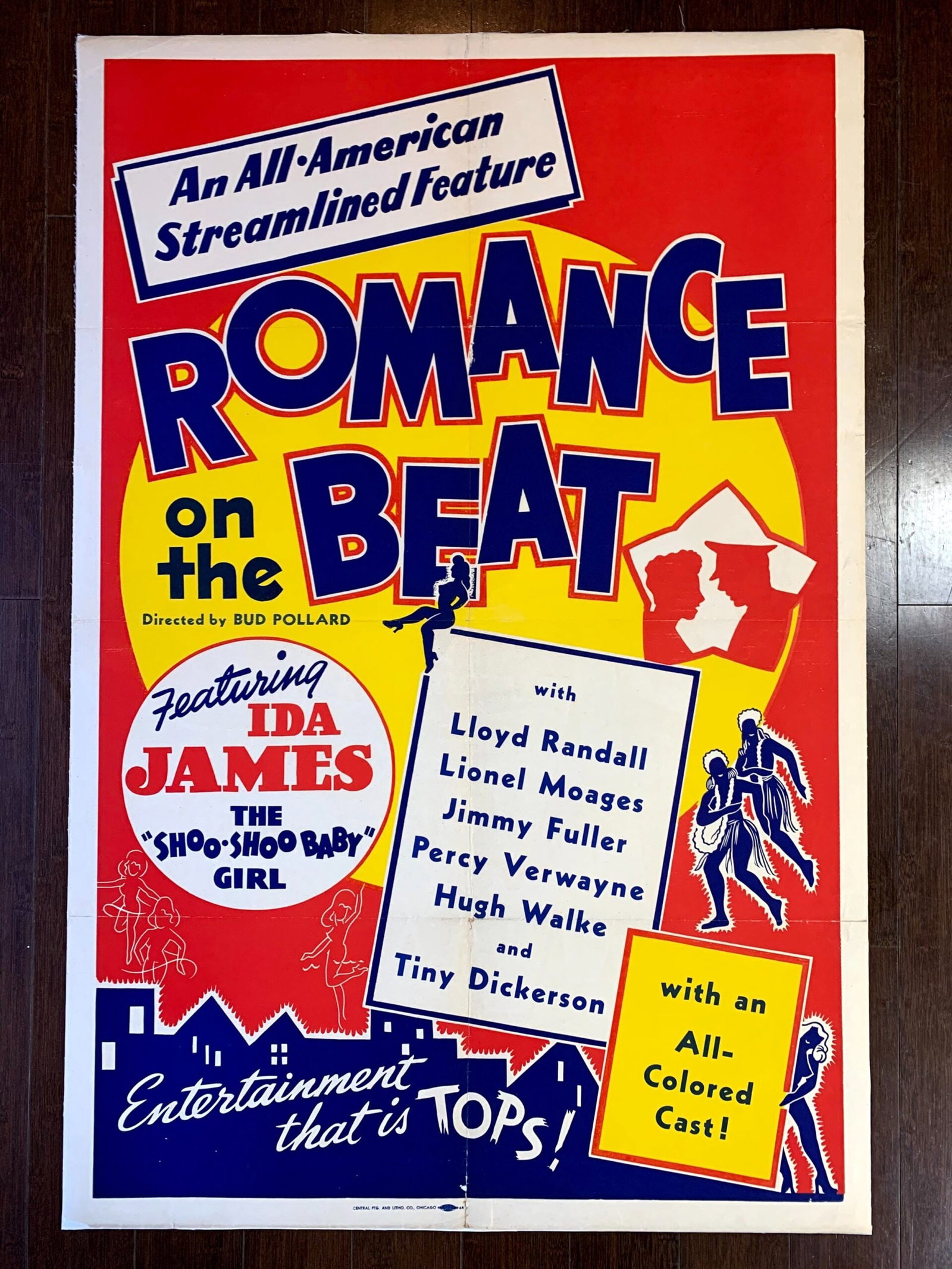 Romance On The Beat - Ida James (1953) US One Sheet Movie Poster LB: Title: Romance On The Beat - Ida James (1953) US One Sheet Movie Poster LB Description: Romance On The Beat - Ida James (1953) US One Sheet Movie Poster LB\n\nPlease refer to the attached photos to de