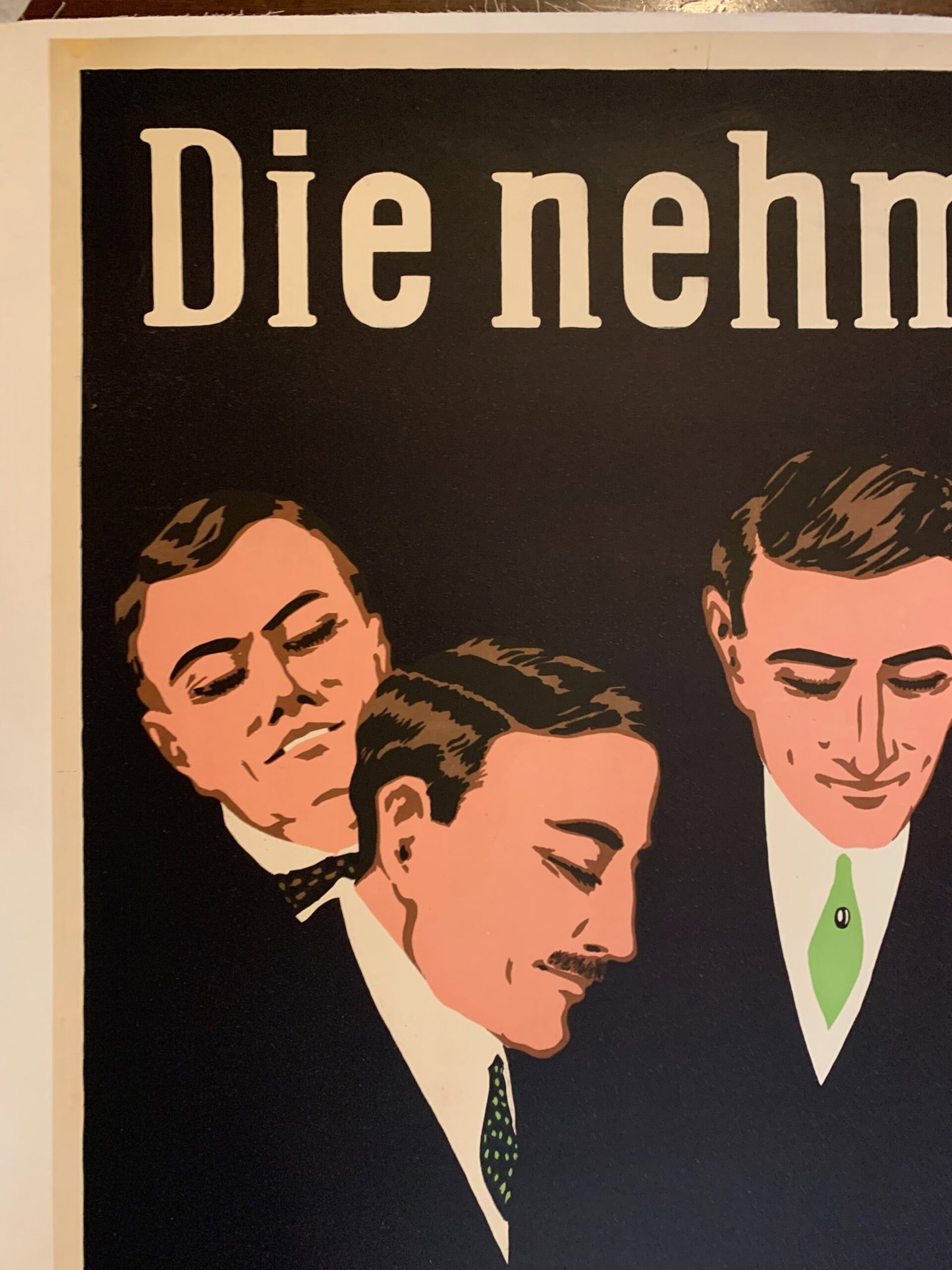 Ecksteins No. 5 Cigarettes (1920's) 34.75x48 German Advertising Poster LB - 2