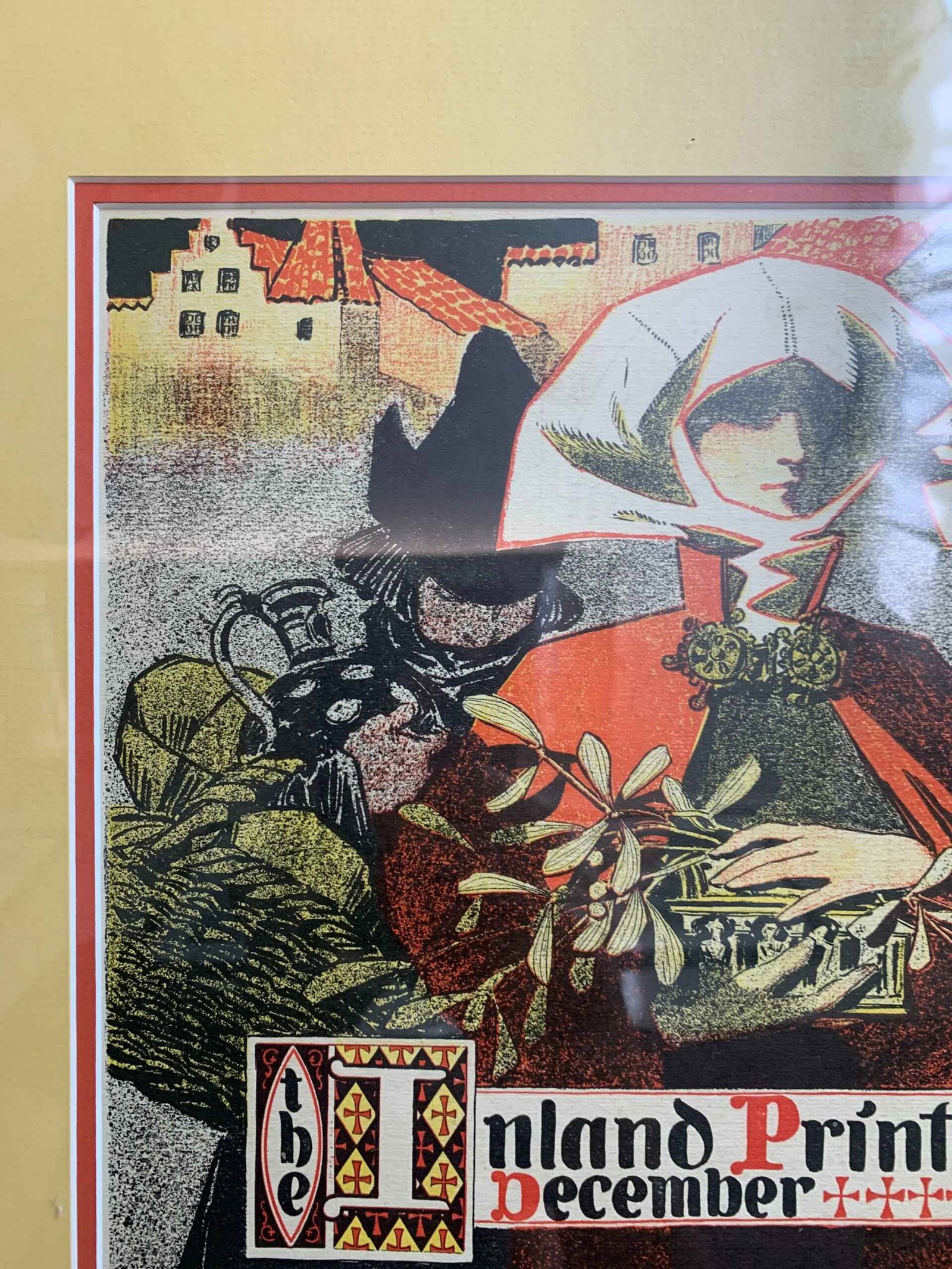 Inland Printer - Art by Leyendecker (1897) US Framed Magazine Cover - 2