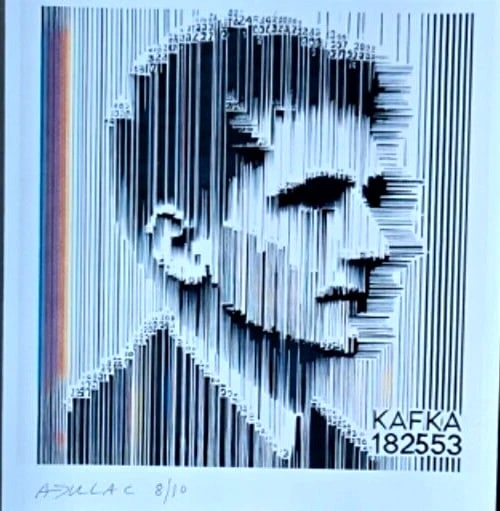 Alexander Dulac Franz Kafka Hand Signed Ready to Hang with COA - 3