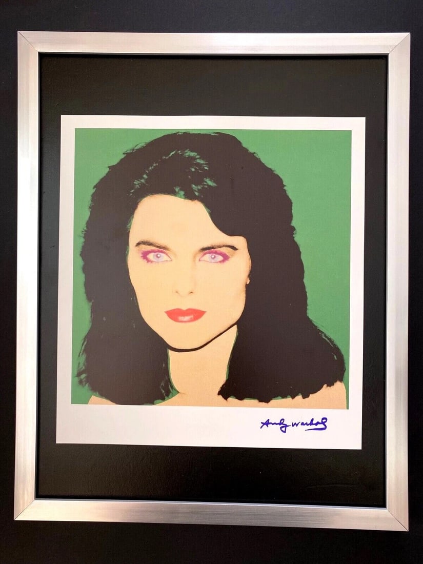 Andy Warhol | Vintage 1984 Maria Shriver Print Signed | Mounted and Framed - 2