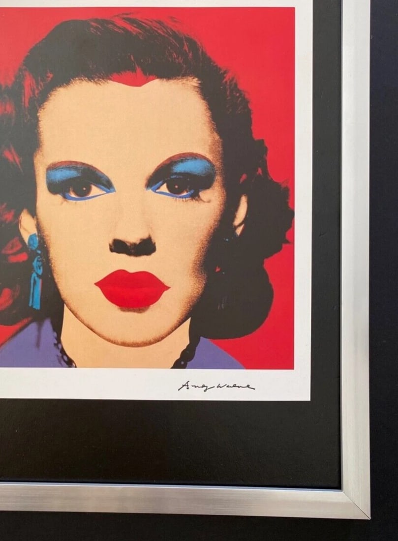 Andy Warhol | Vintage 1984 Judy Garland Print Signed | Mounted and Framed - 4