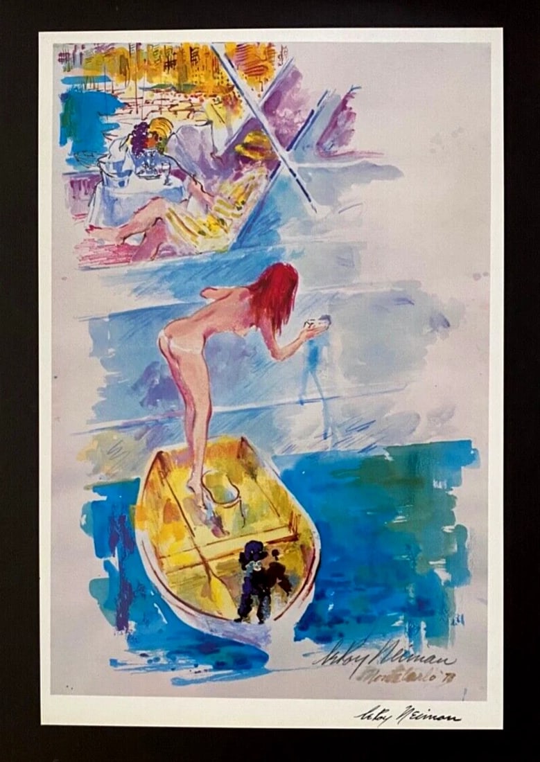 LeRoy Neiman " Montecarlo " Signed Pop Art Framed Ready to Hang - 3