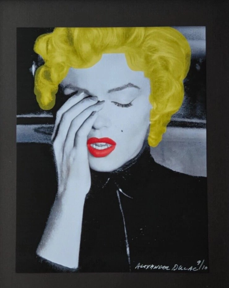 ALEXANDER DULAC | MARILYN MONROE Hand Signed Authentic Print Ed of 10 COA+ - 3