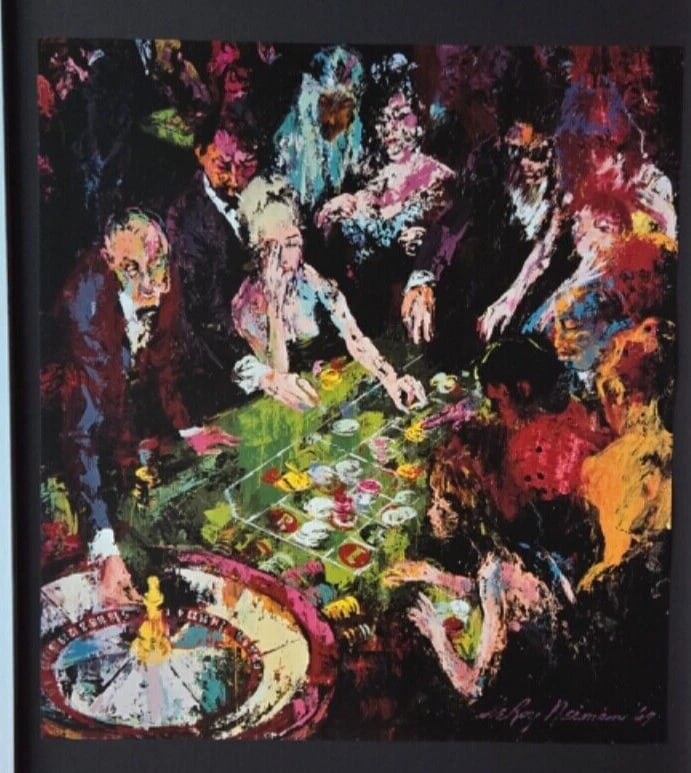 LeRoy Neiman LIFE IN MONACO Signed Pop Art Framed New 14x11 CASINO MONTECARLO - 3