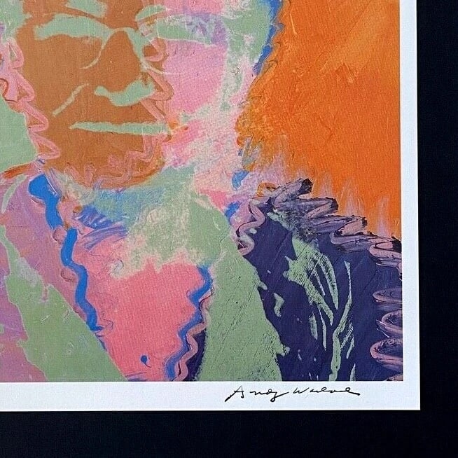 Andy Warhol | Vintage 1984 Julia Warhola Print Signed | Mounted in 11x14 Board - 4