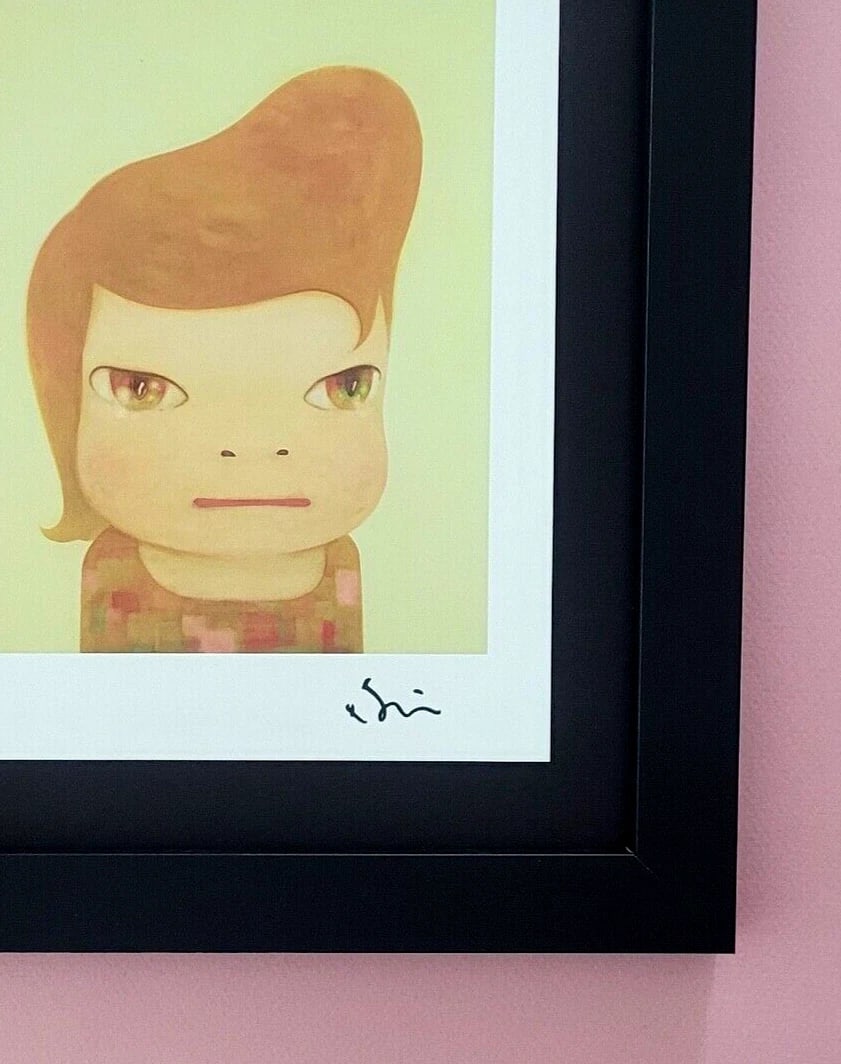 YOSHITOMO NARA | BEAUTIFUL PRINT FROM JAPAN | SIGNED MOUNTED AND FRAMED - 4