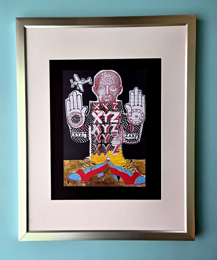 Pedro Friedeberg + Signed Print Framed + Ready to Hang + The Alphabet Aviator (1 of 4)