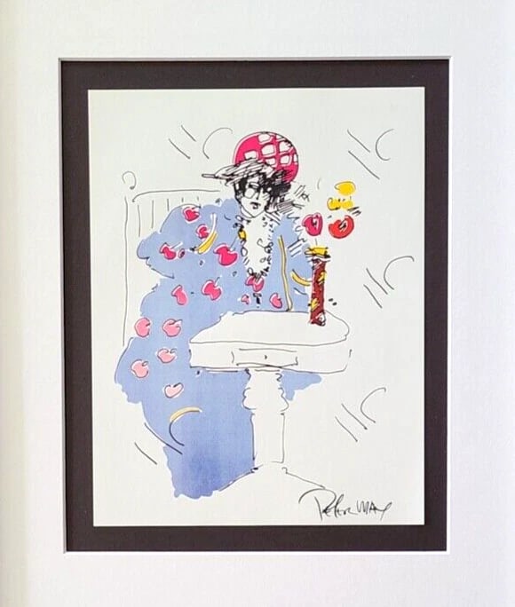 Peter Max | Vintage Print Signed | Matted Mounted & with New Frame - 3