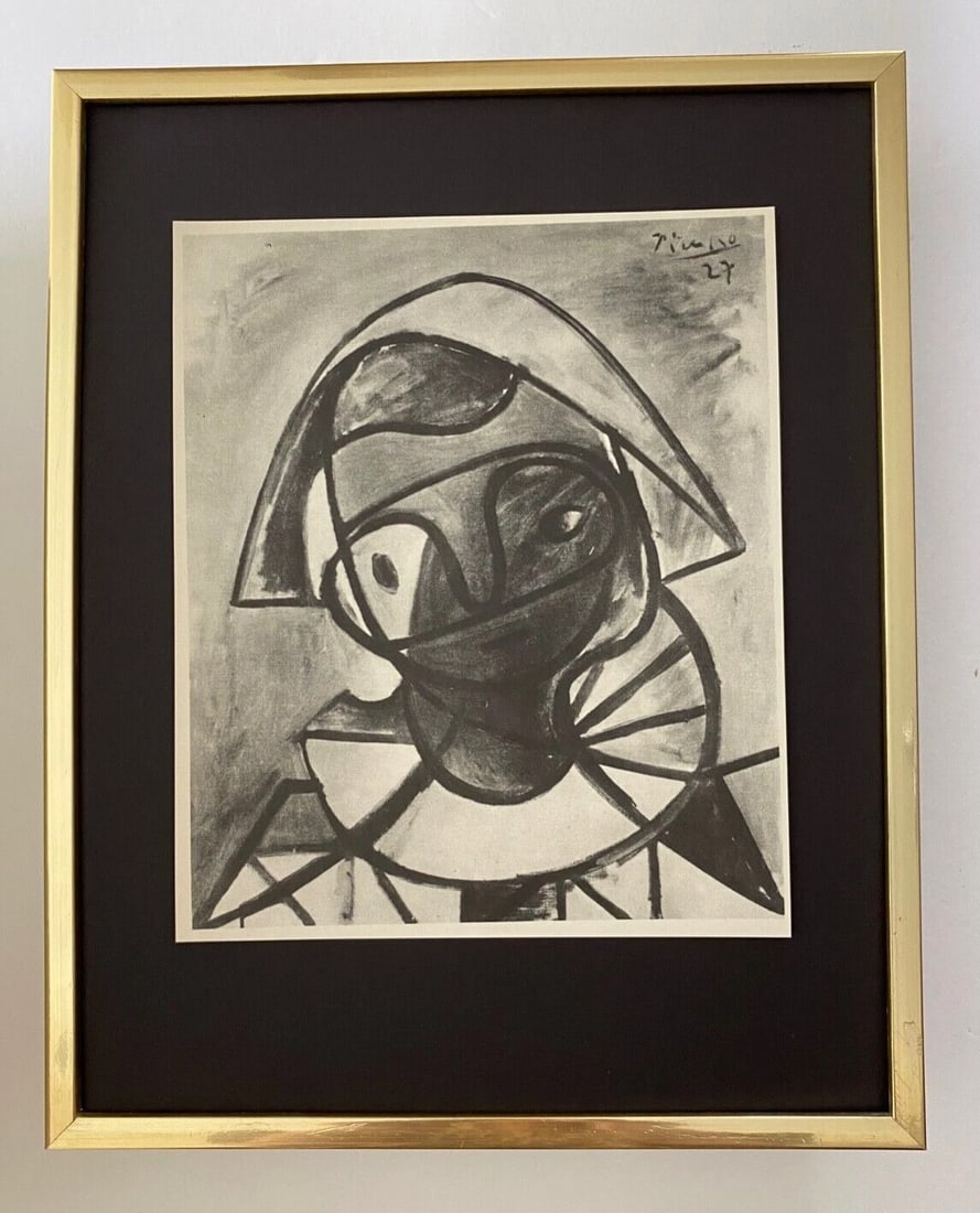 PABLO PICASSO | Vintage 1940 Signed Print Collector Piece Framed - 2