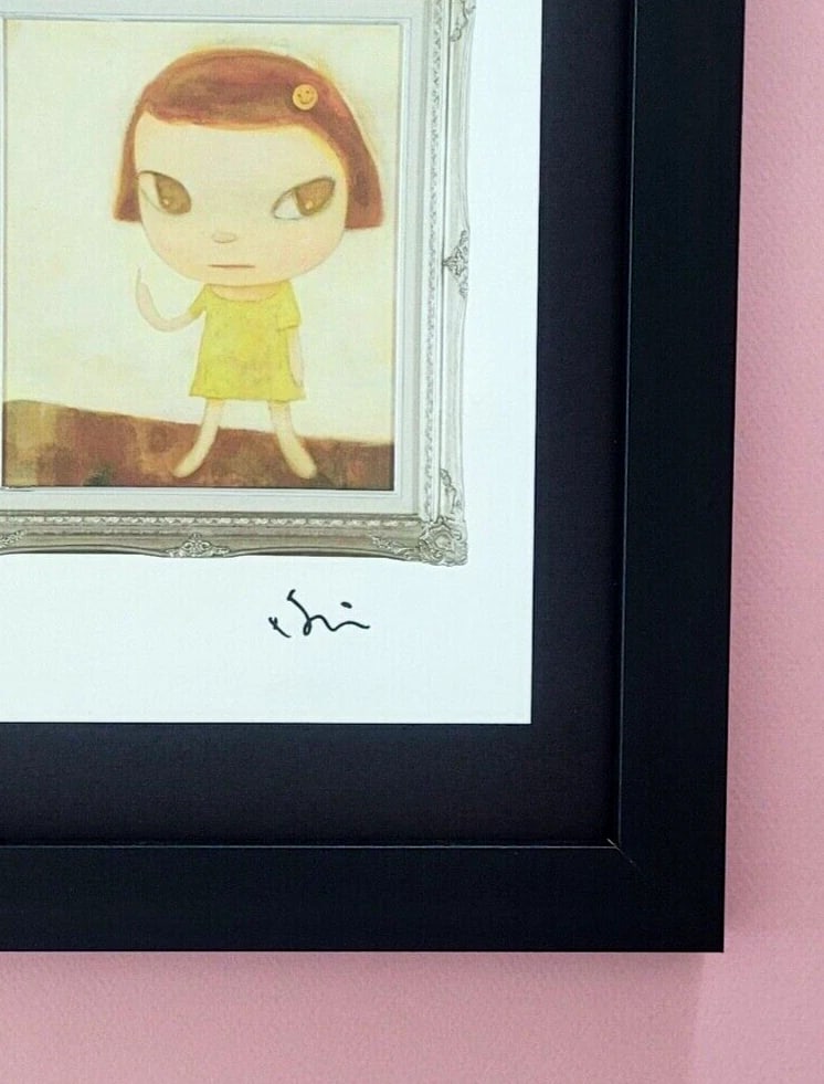YOSHITOMO NARA | BEAUTIFUL PRINT FROM JAPAN | SIGNED MOUNTED AND FRAMED IN BLACK - 4