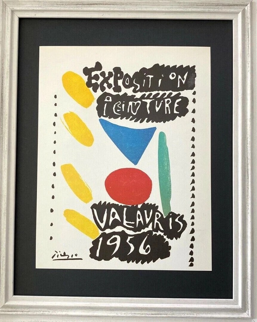PABLO PICASSO | Vintage 1964 Signed | Mounted 11x14 Offset Lithograph - 2