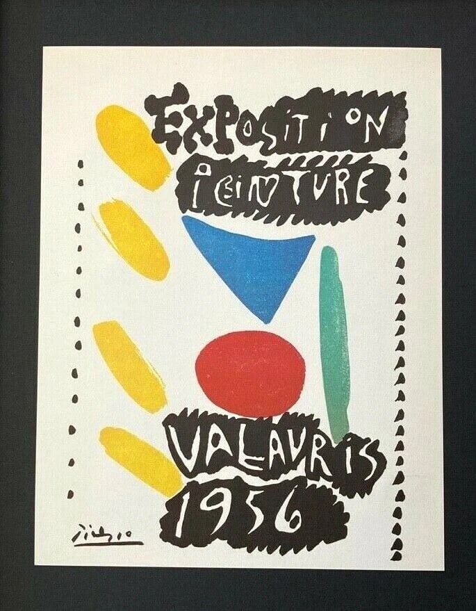 PABLO PICASSO | Vintage 1964 Signed | Mounted 11x14 Offset Lithograph - 3