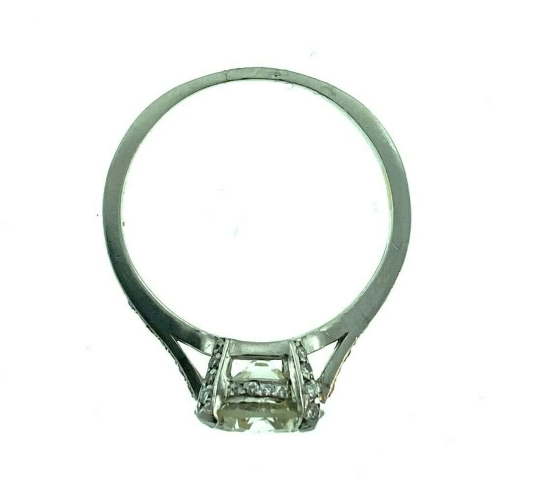 Vintage 1960’s 1.90 Carat Diamond Engagement Ring I-Color VS2 Clarity Platinum - 6